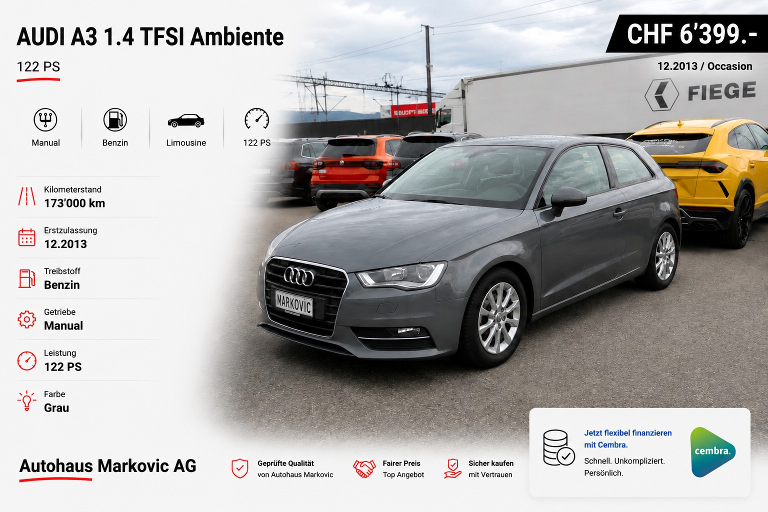 AUDI A3 1.4 TFSI Ambiente