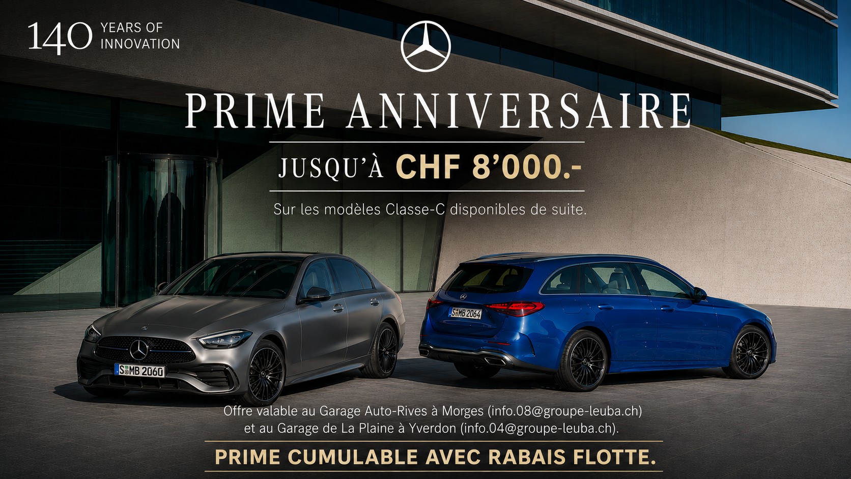 MERCEDES-BENZ C 220 d 4 Matic Swiss Star-showroom-element-1