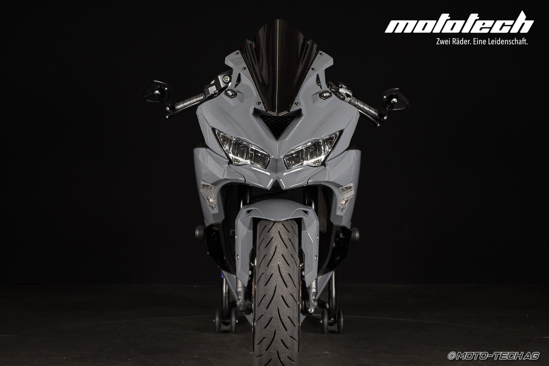 KAWASAKI Ninja ZX-4RR (35kW) STAGE 1 Stonehenge Grey-image-6
