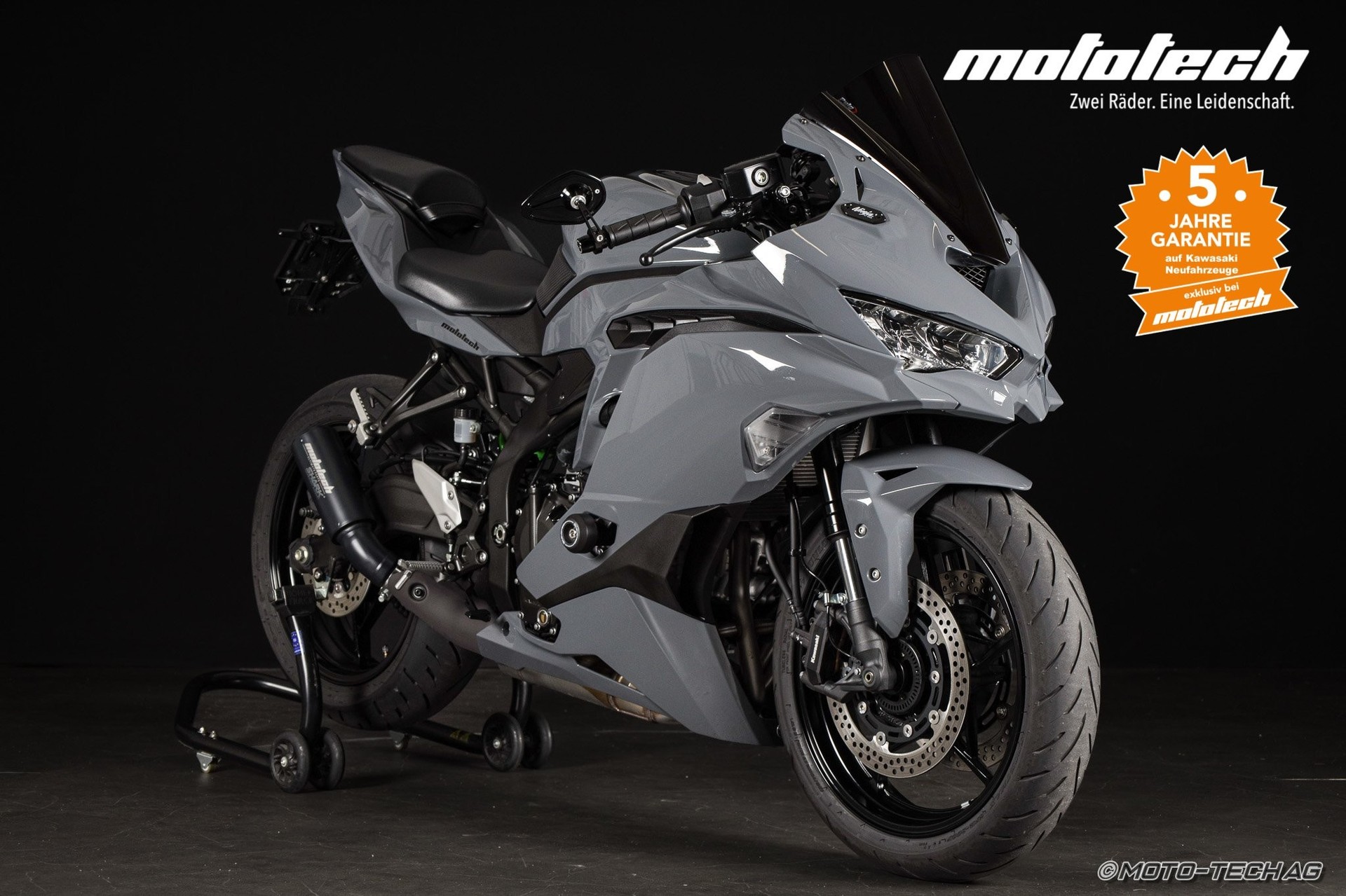 KAWASAKI Ninja ZX-4RR (35kW) STAGE 1 Stonehenge Grey-image-0