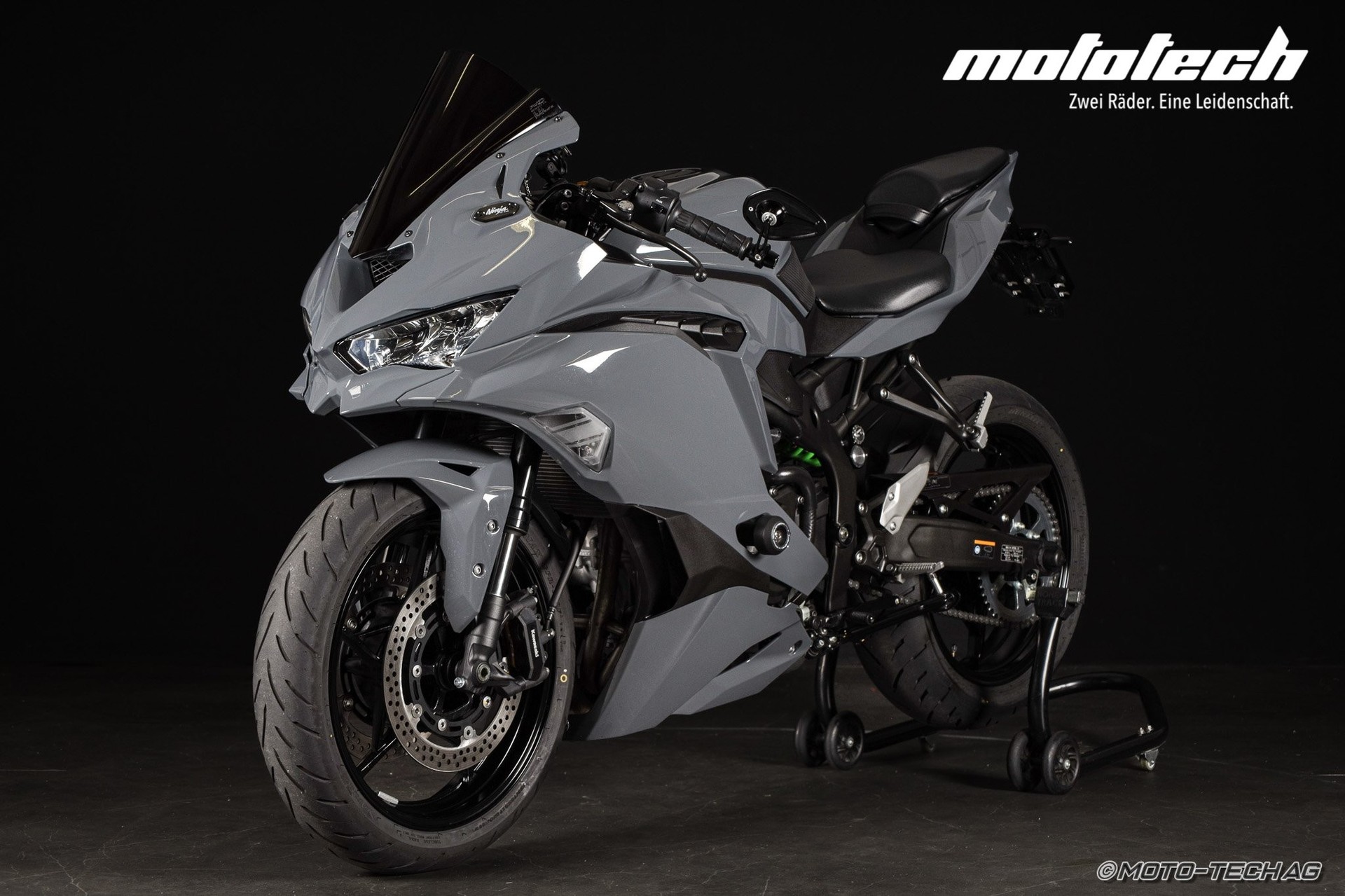 KAWASAKI Ninja ZX-4RR (35kW) STAGE 1 Stonehenge Grey-image-5