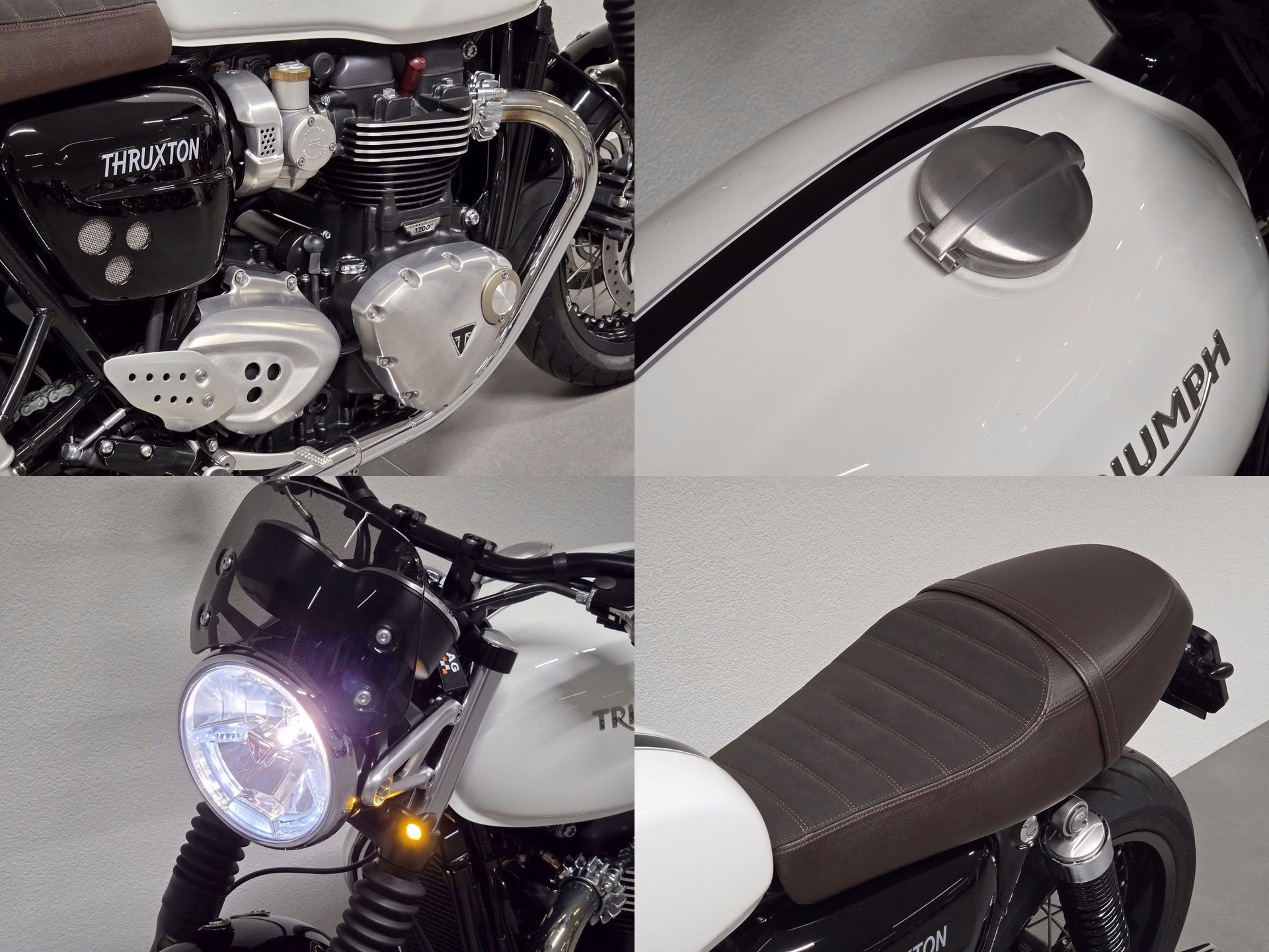 TRIUMPH Thruxton 1200 Café Racer | Kineo Speichenräder | Vance & Hines ...-image-15