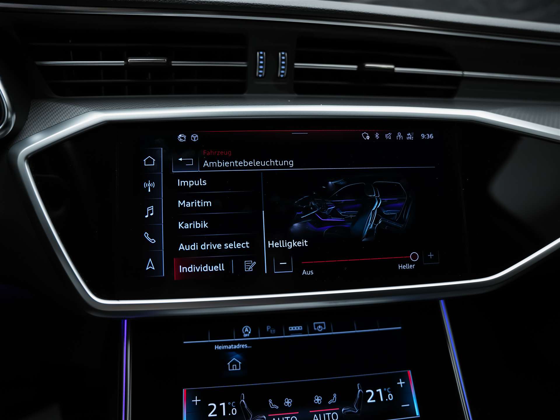 AUDI A6 Limousine 40 TDI Sport quattro S-tronic *ALL BLACK*21" Felgen*Voll Leder*-image-36