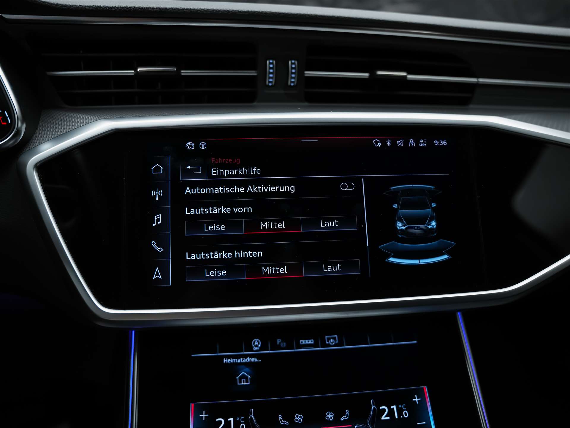 AUDI A6 Limousine 40 TDI Sport quattro S-tronic *ALL BLACK*21" Felgen*Voll Leder*-image-37