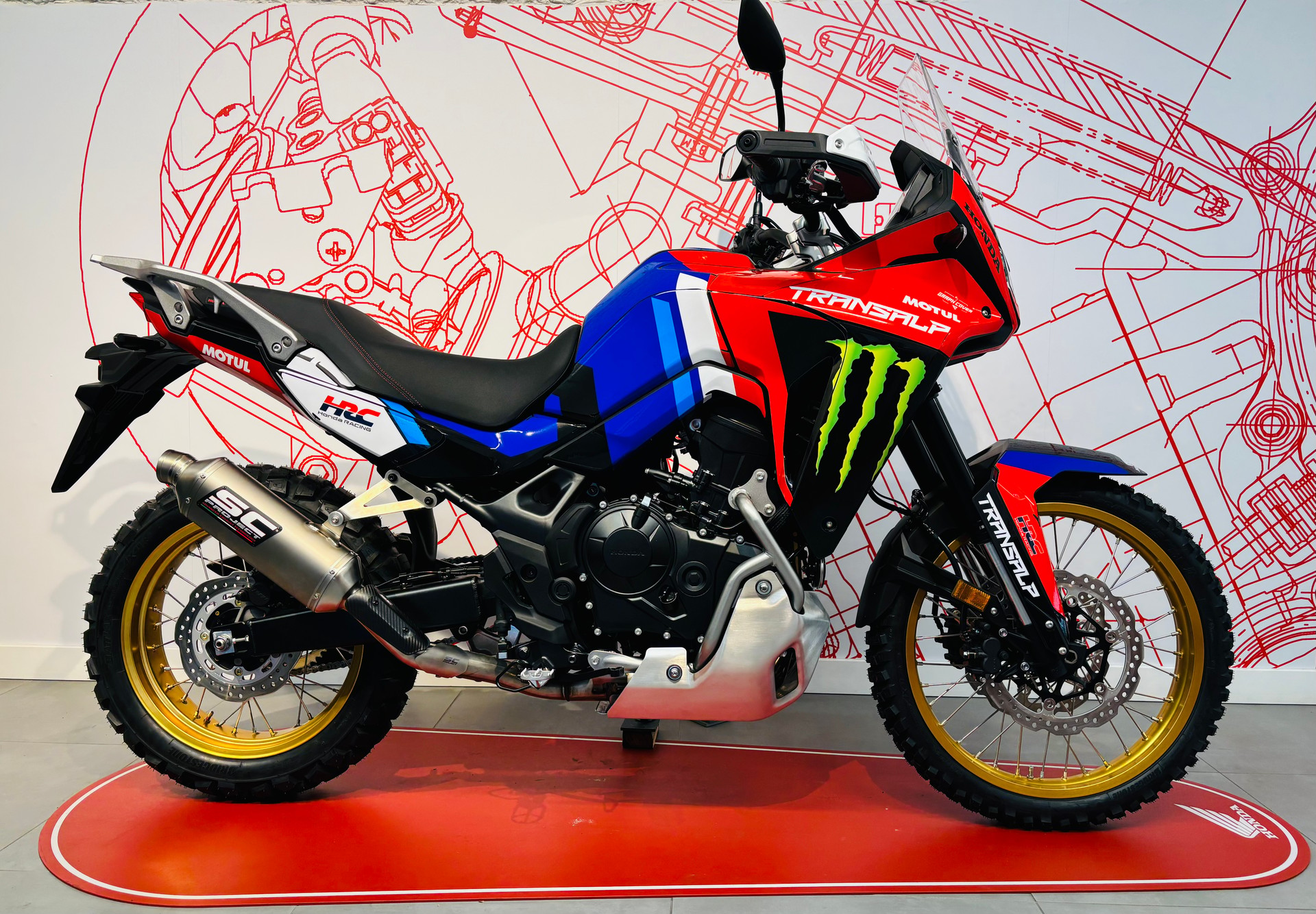 HONDA Transalp DAKAR by Bugnon Motos-image-2