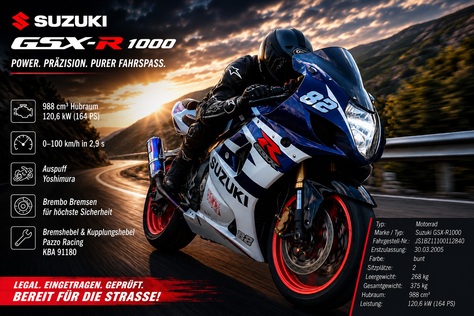 SUZUKI GSX-R 1000 Z I.E. Special Edition