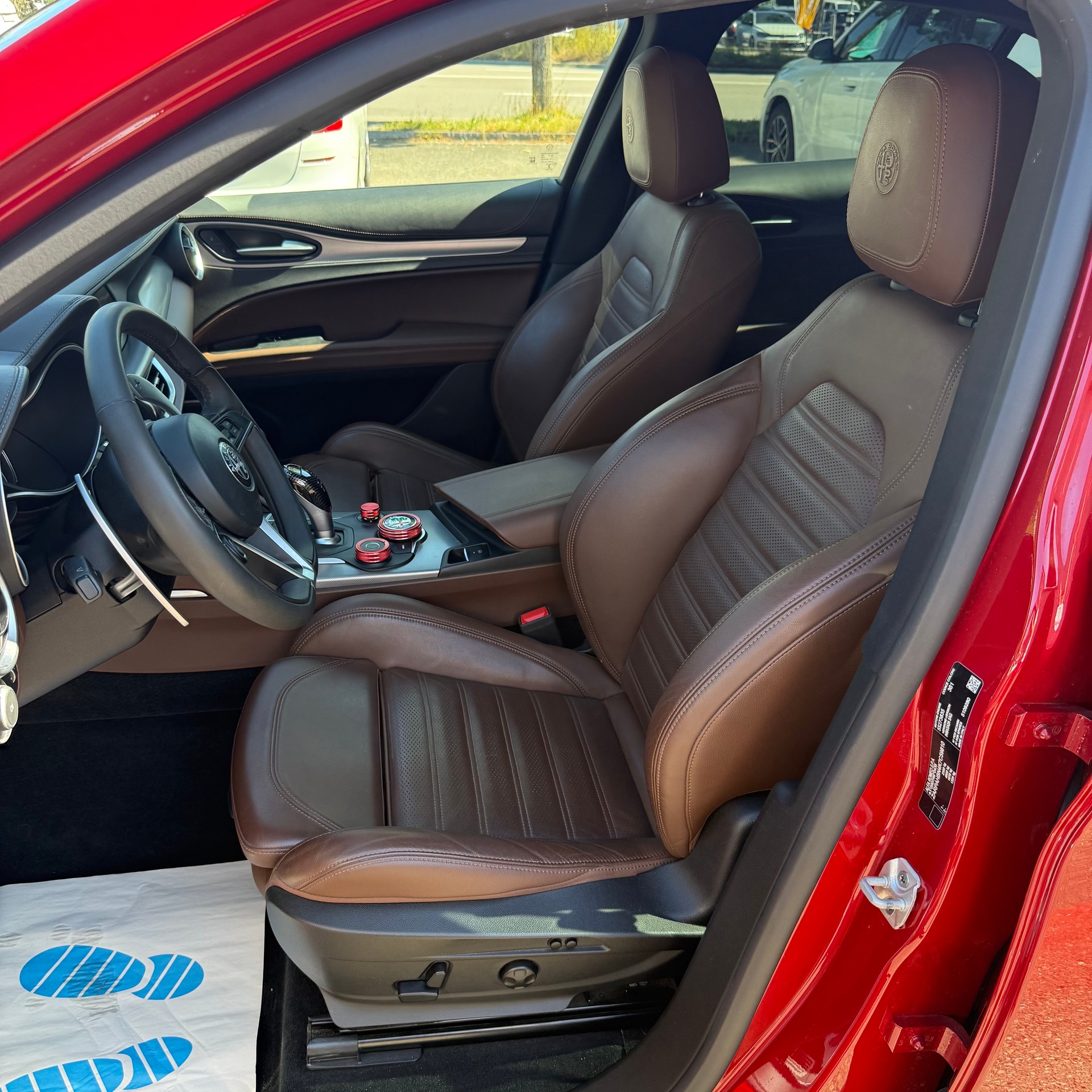 ALFA ROMEO Stelvio 2.0 Sport Q4 Automatic *PANORAMA-DACH - LEDER BRAUN - ROT MET - ANHÄNGERKUPPLUNG*-image-9