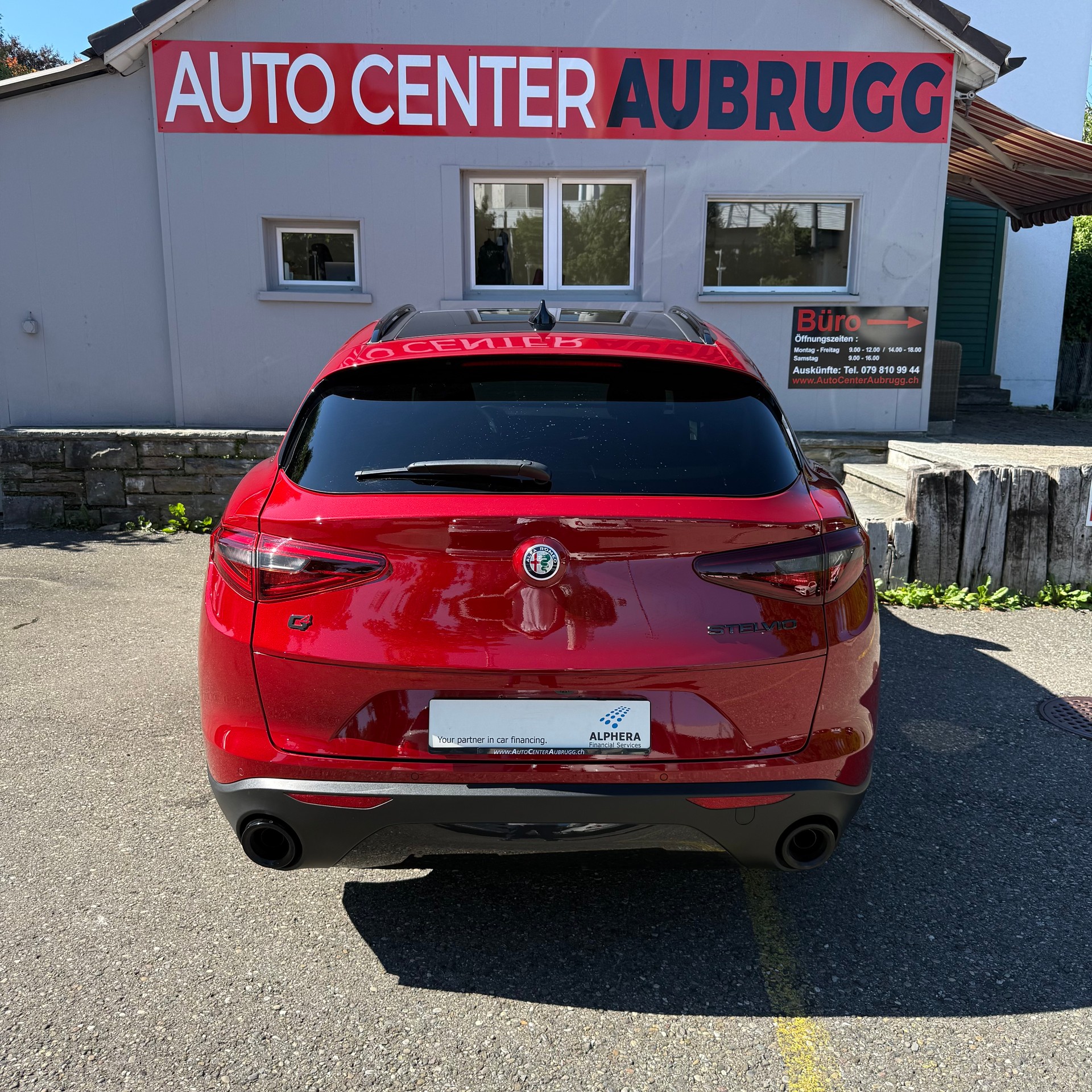 ALFA ROMEO Stelvio 2.0 Sport Q4 Automatic *PANORAMA-DACH - LEDER BRAUN - ROT MET - ANHÄNGERKUPPLUNG*-image-4