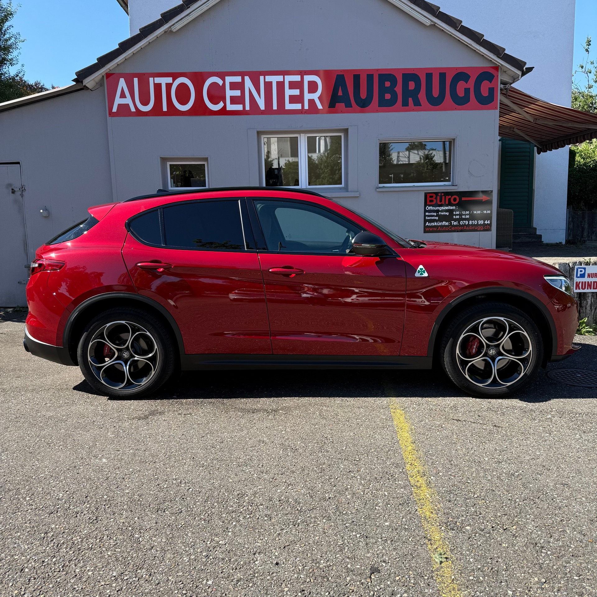 ALFA ROMEO Stelvio 2.0 Sport Q4 Automatic *PANORAMA-DACH - LEDER BRAUN - ROT MET - ANHÄNGERKUPPLUNG*-image-7