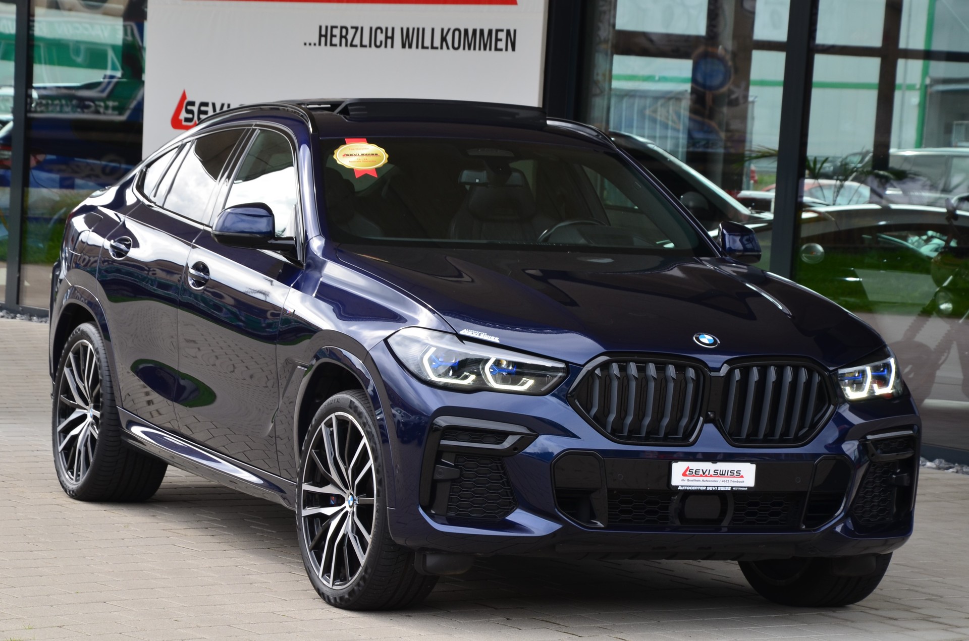 BMW X6 xDrive 48V 40d Steptronic M Sport Tansanitblau*Frisch ab MFK,1 Jahr oder 20'000km Garantie*