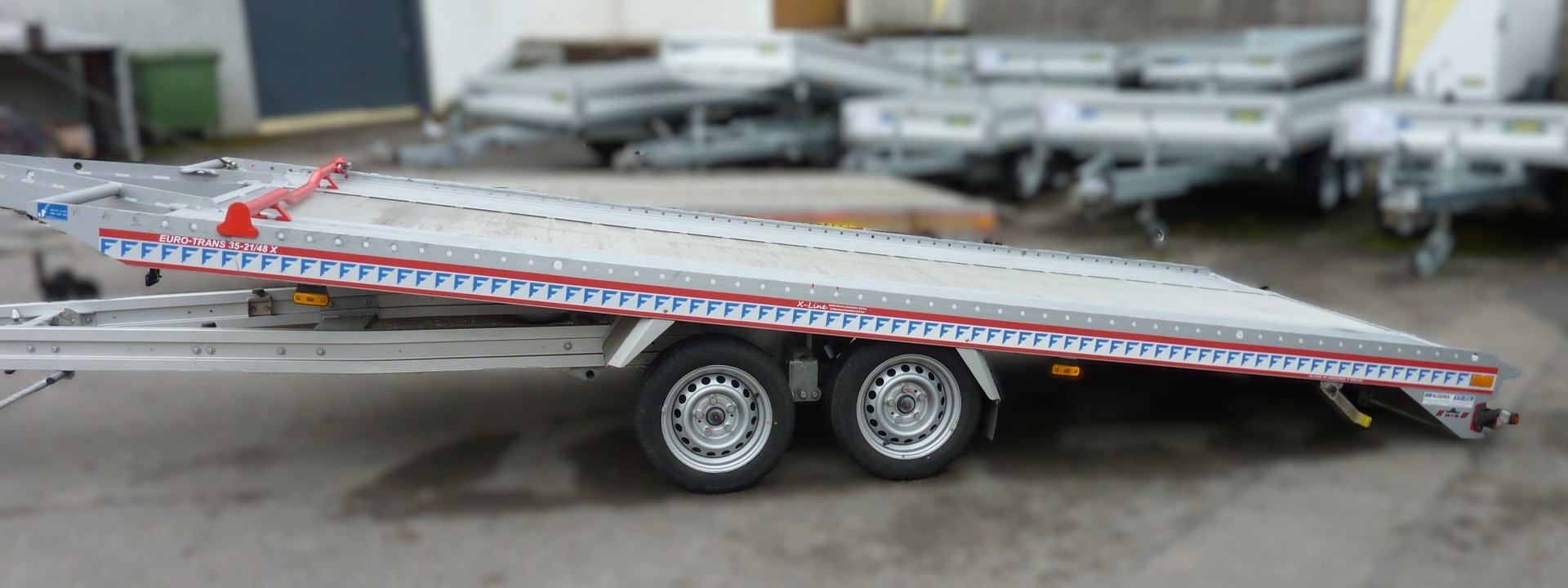 FITZEL Occasion Autotransportanhänger Fitzel Euro-Trans 35-21/48X mit Zwischenboden