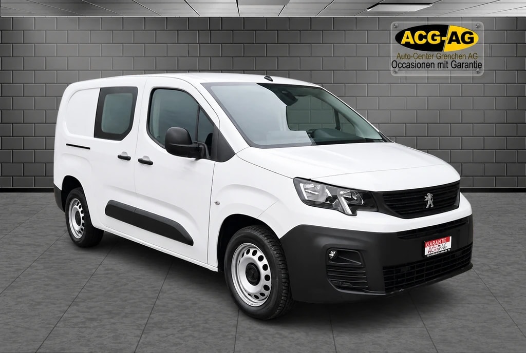 PEUGEOT Partner 1.5 Blue HDi s/s Asphalt Long 1000kg ** 130 PS ** 3-Plätzer ** RF-Kamera ** LTZ MFK 04.09.2024