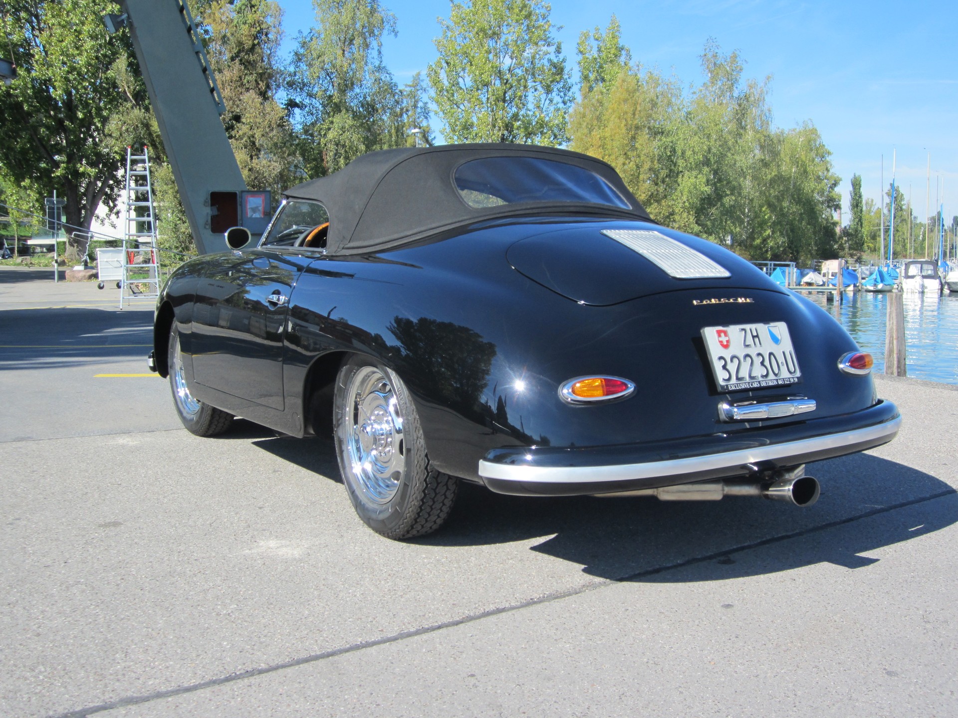 PORSCHE 356 A T2 GT Style 1 von 556 gebauten T2 Speedster 1958 Rudge Felgen Sebring Auspuff-image-7