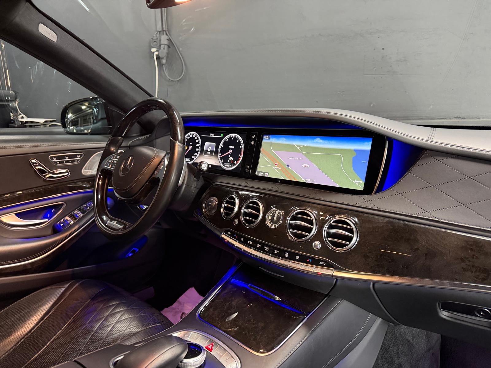 MERCEDES-BENZ S 500 Lang AMG Line 4Matic 7G-Tronic CH-Fahrzeug Frisch ab Service-image-8