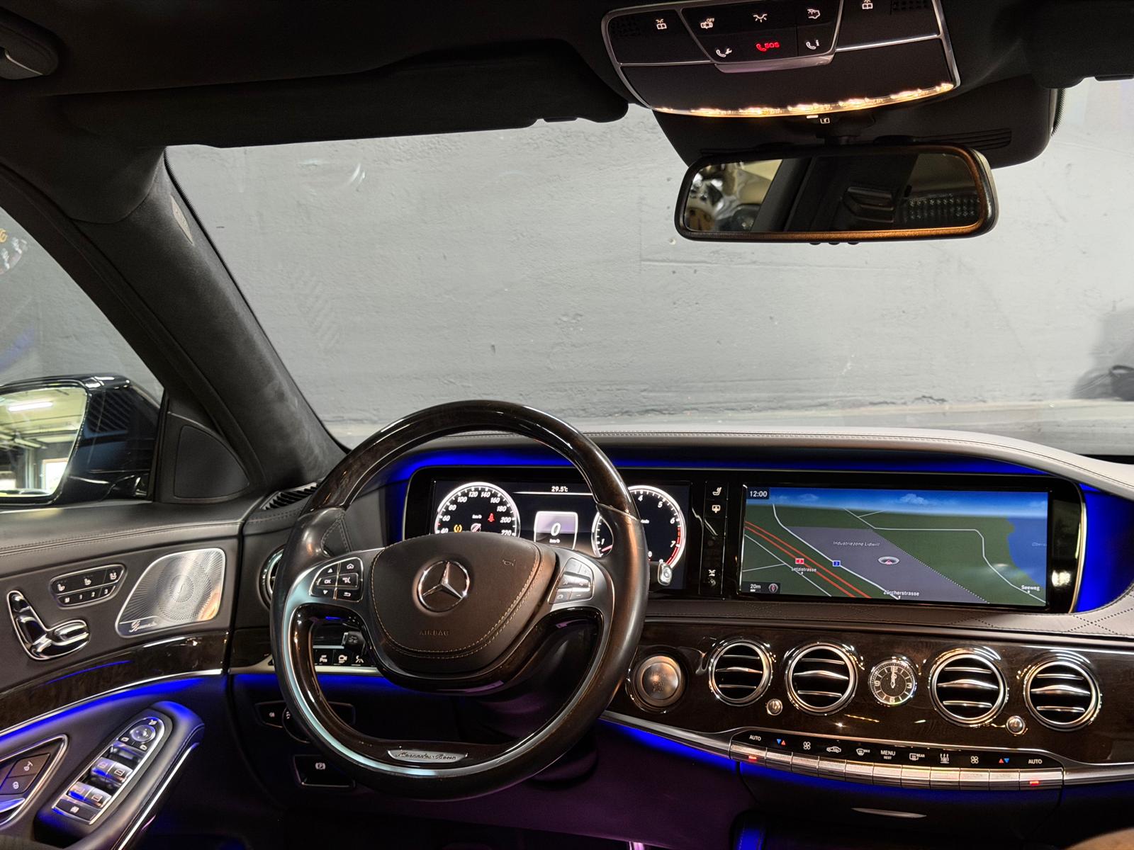 MERCEDES-BENZ S 500 Lang AMG Line 4Matic 7G-Tronic CH-Fahrzeug Frisch ab Service-image-9