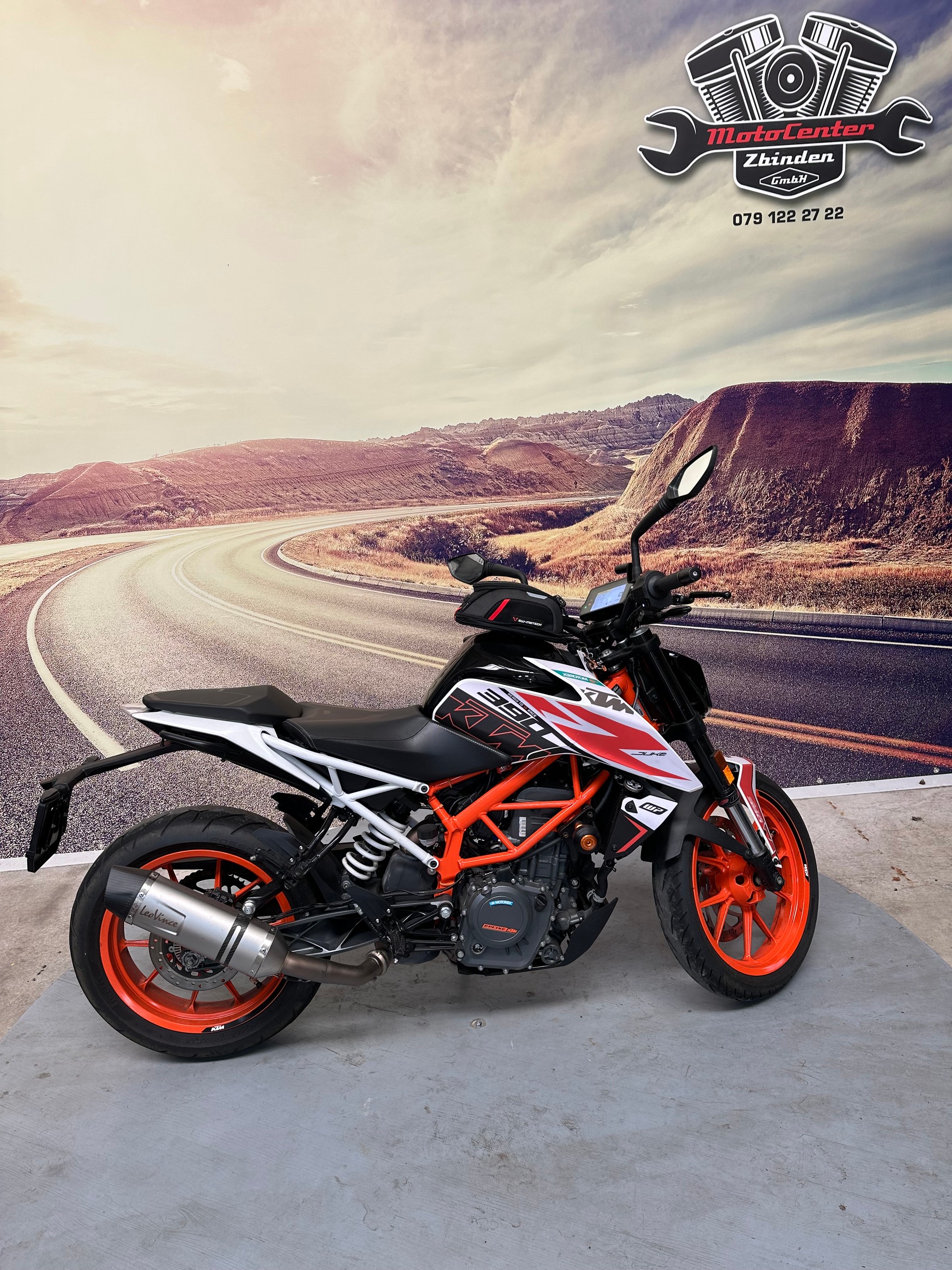 KTM 390 Duke ABS Leo Vince Auspuff TIEFERGELEGT-image-0