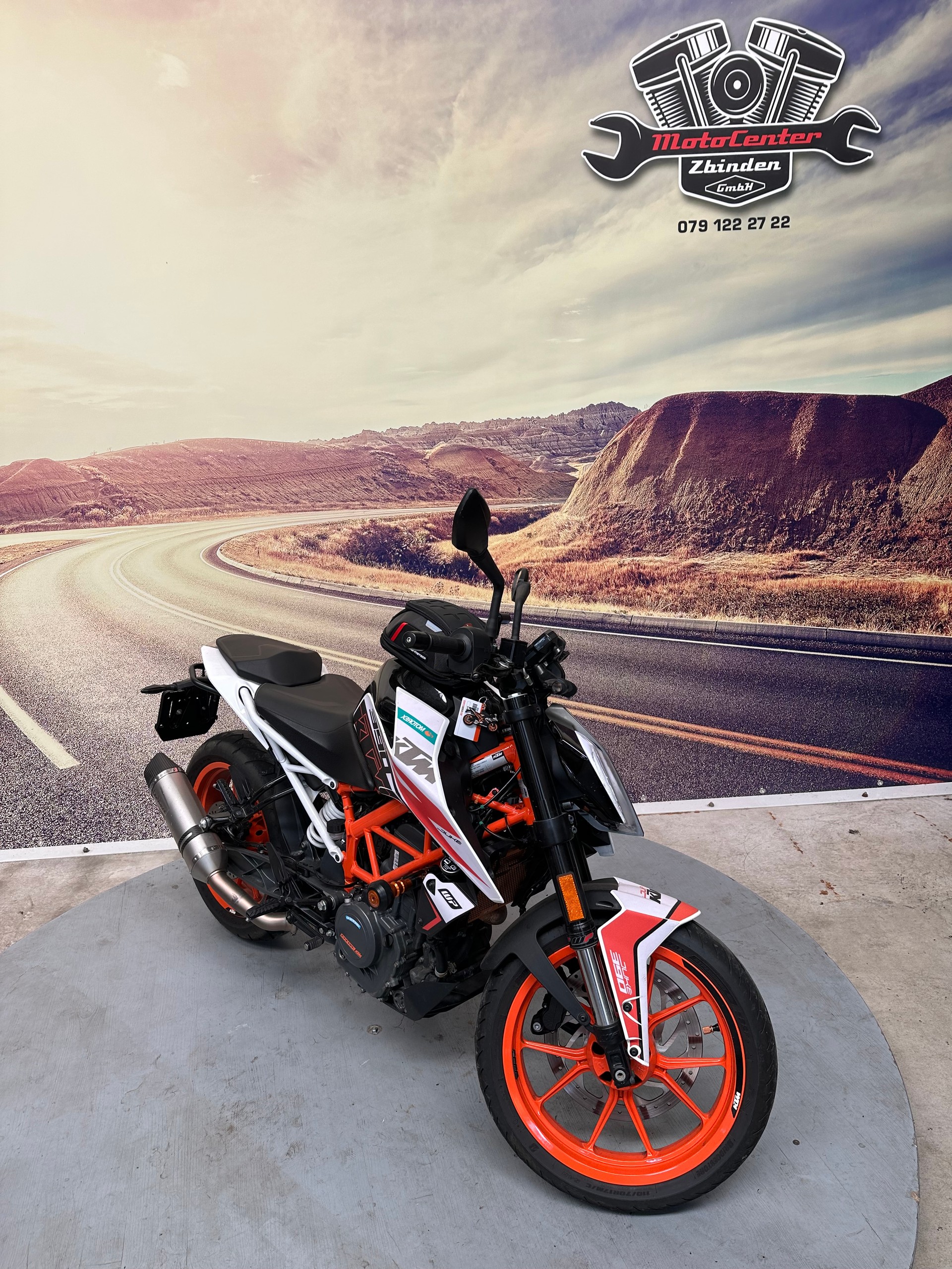 KTM 390 Duke ABS Leo Vince Auspuff TIEFERGELEGT-image-1