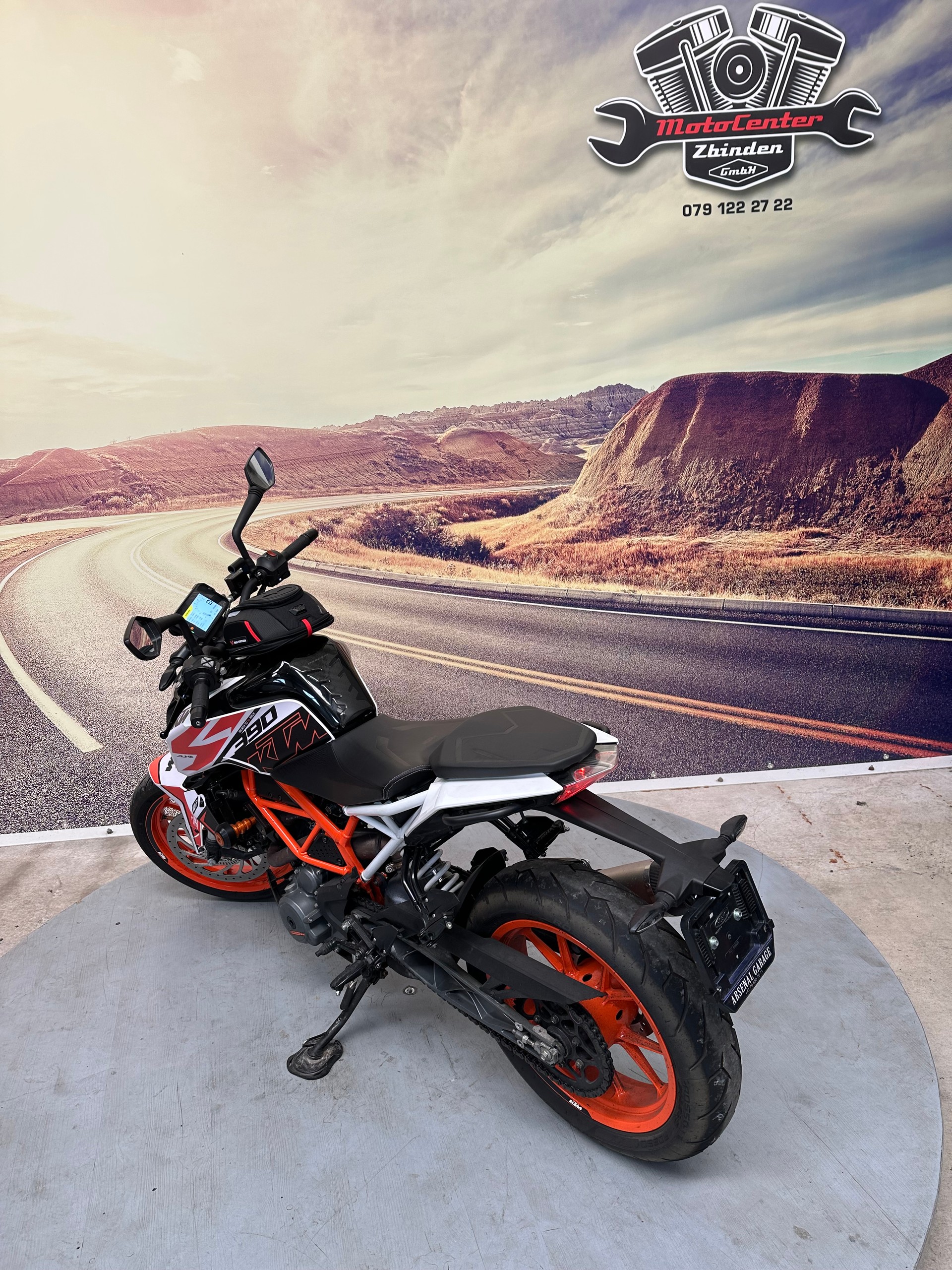 KTM 390 Duke ABS Leo Vince Auspuff TIEFERGELEGT-image-6