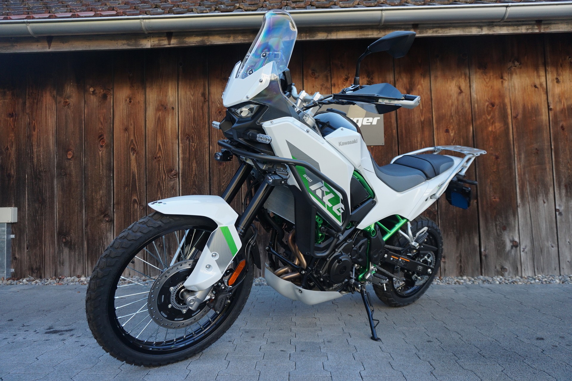 KAWASAKI KLE 500 SE ABS Rally mit Akrapovic Auspuff-image-6