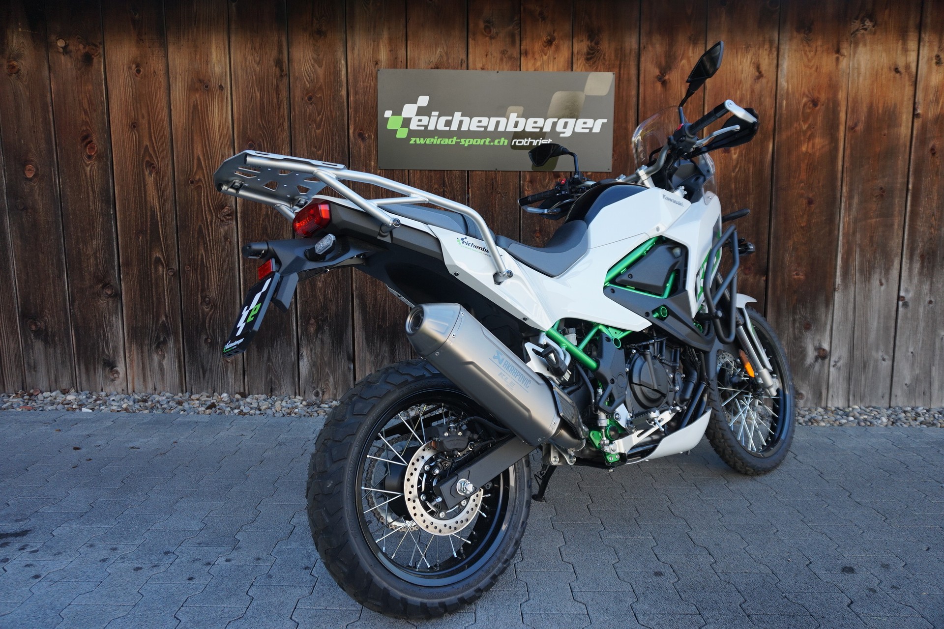 KAWASAKI KLE 500 SE ABS Rally mit Akrapovic Auspuff-image-3