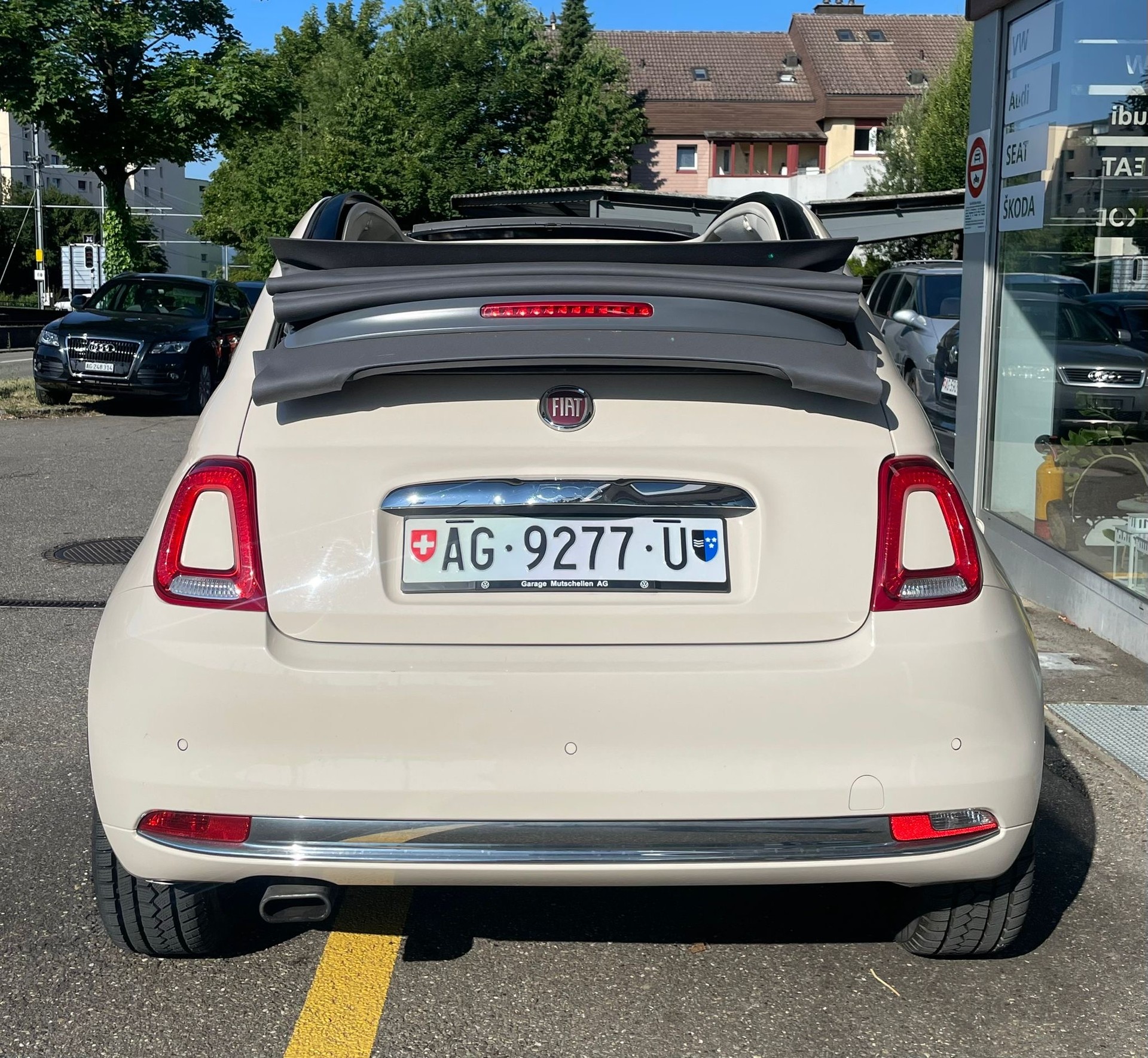 FIAT Facelift Fiat 500C Collezione Dualogic | Top ausgestattet | CH-Auto | ab CHF 155.– monatlich-image-4