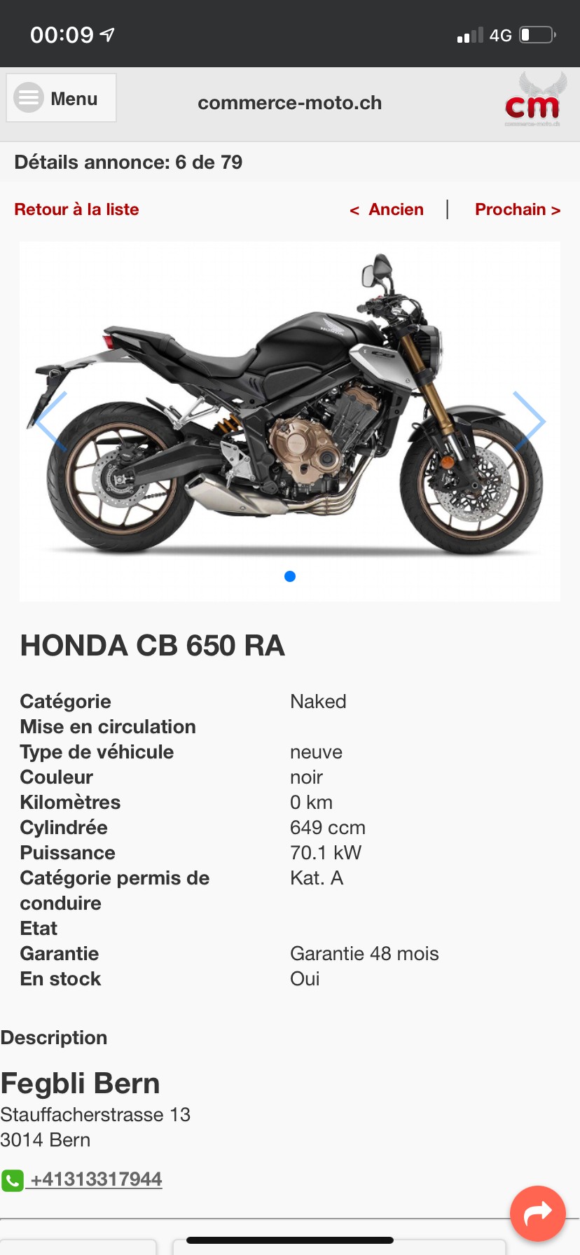 HONDA CB 650 R-image-6