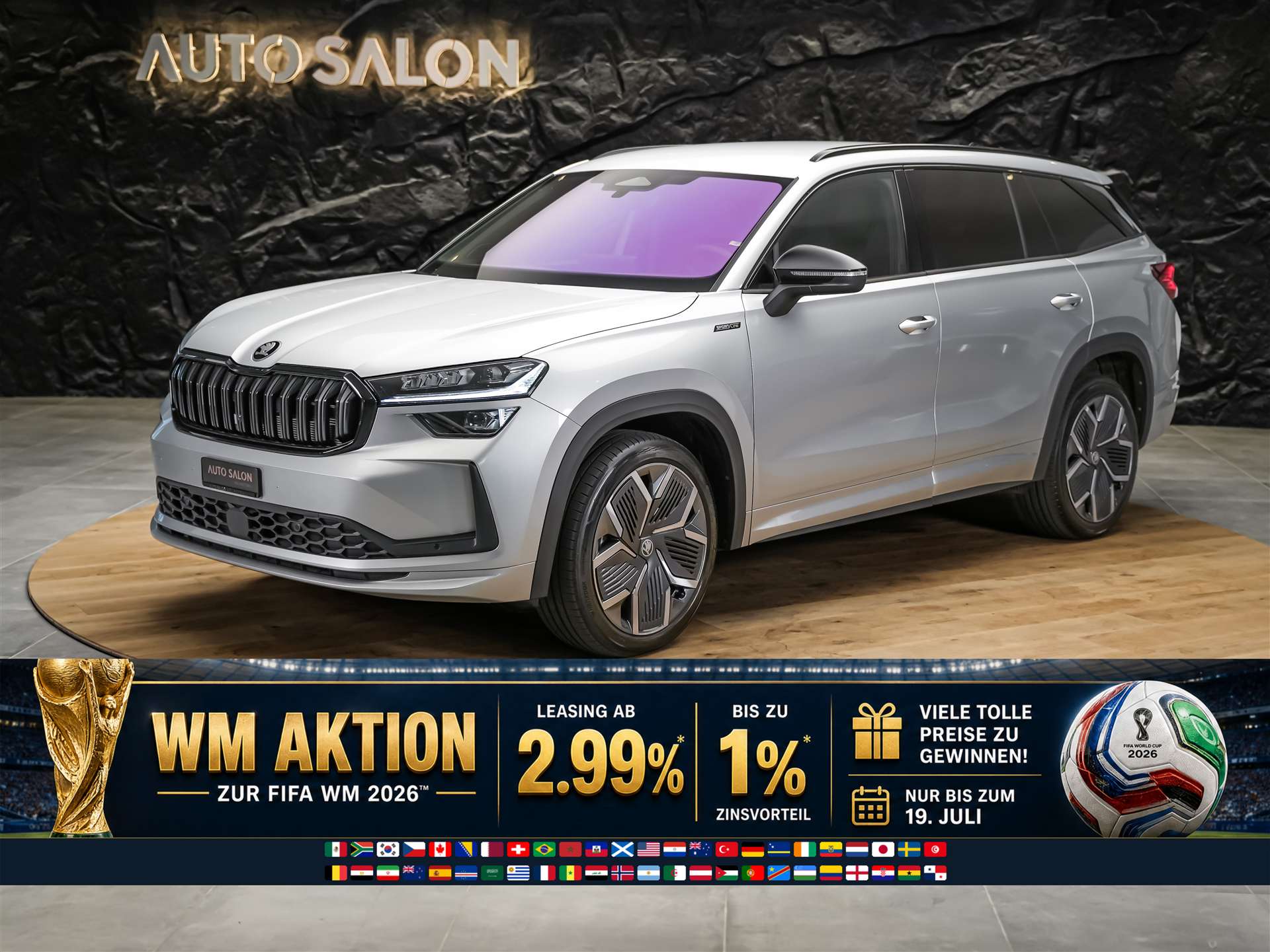 SKODA Kodiaq 2.0 TDI Sportline 4x4 *Werksgarantie*Abstandsregler*Matrix LED Scheinwerfer*