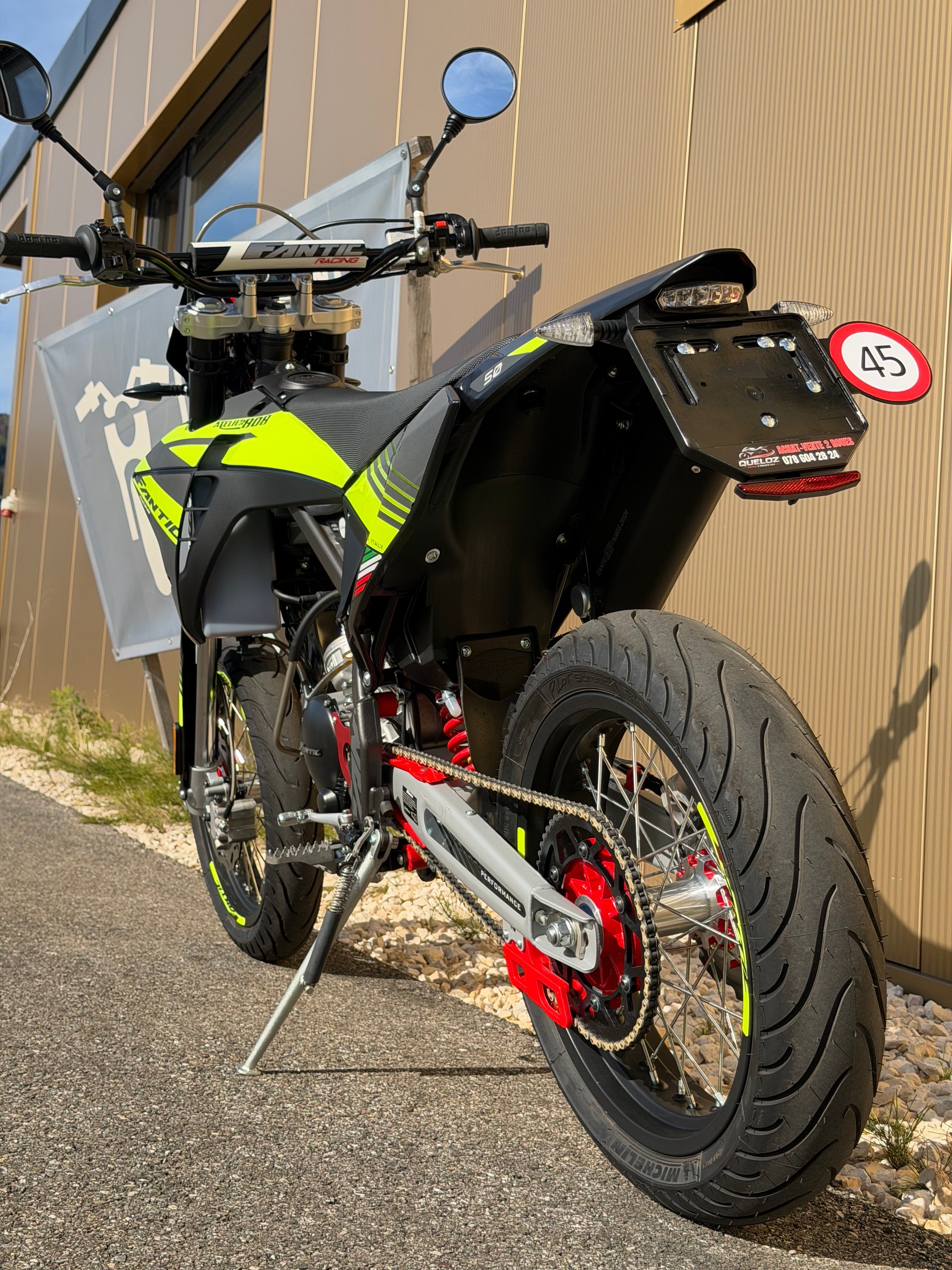 FANTIC Motard 50 Performance PLAQUE JAUNE 45 KM/H-image-12