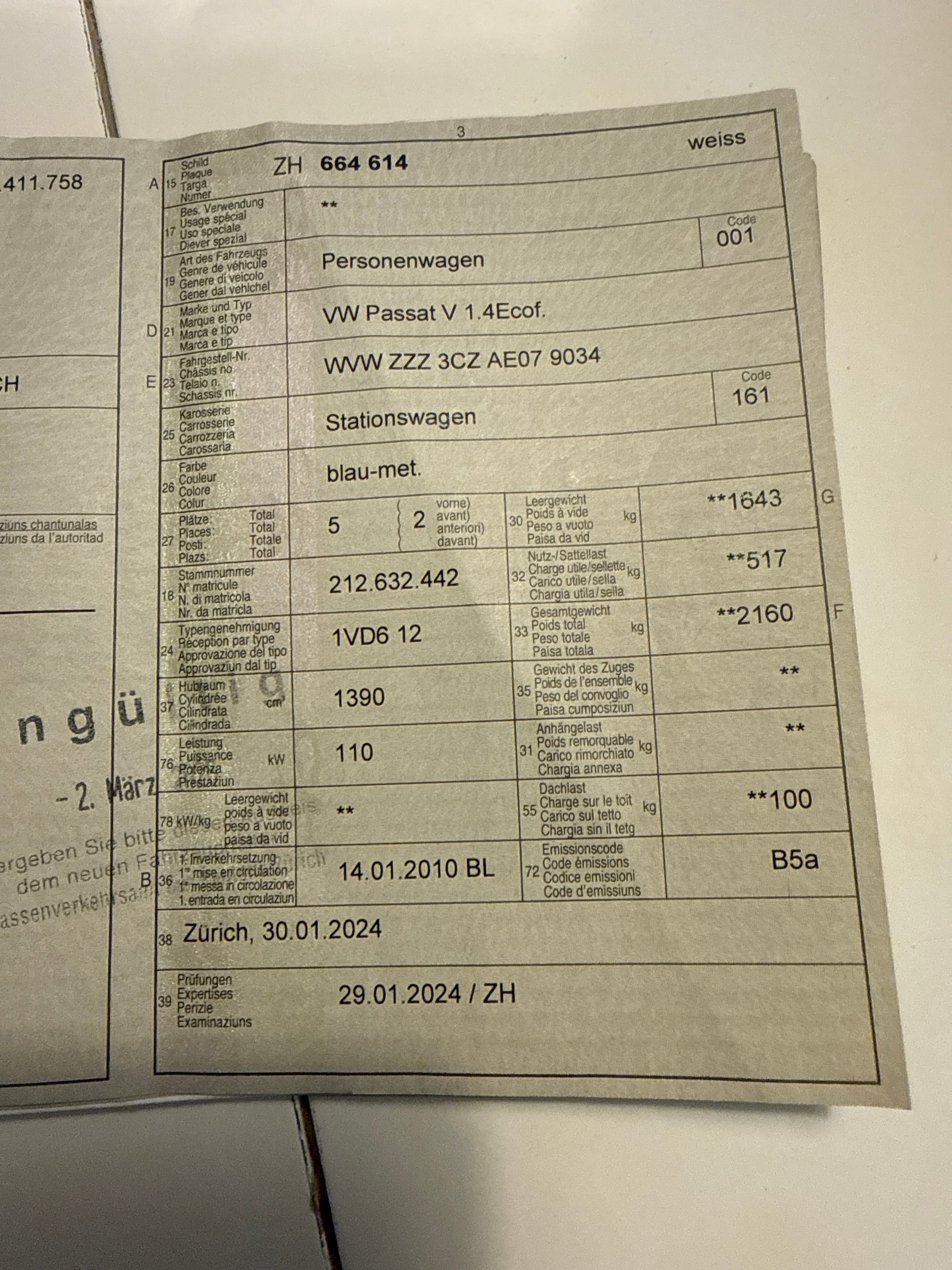 VW Passat Variant 1.4 EcoFuel Comfortline-image-1