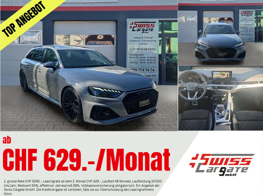 AUDI RS4 Avant quattro tiptronic mit AHK & Panoramadach