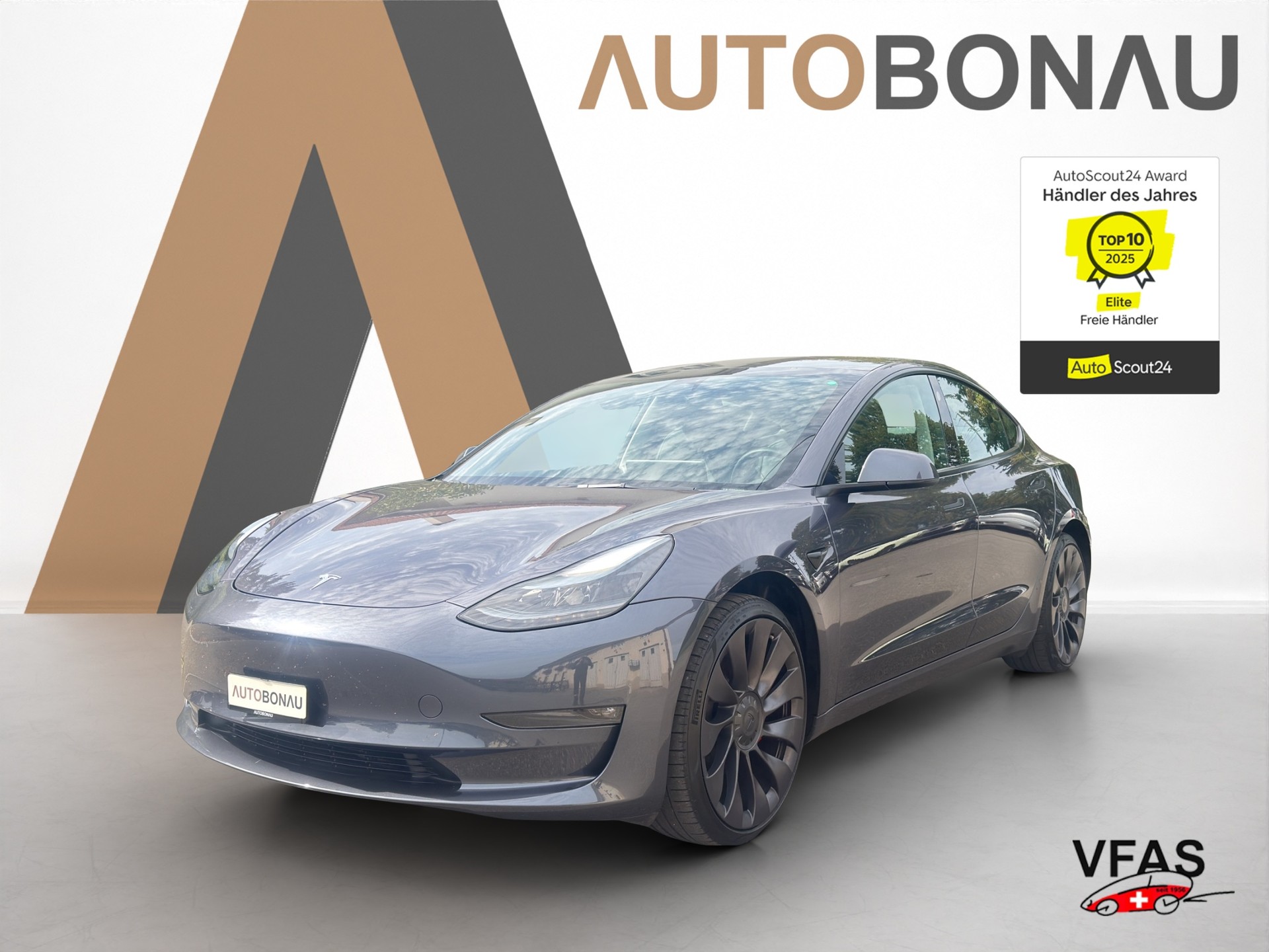 TESLA Model 3 Performance D SOC 94.5%