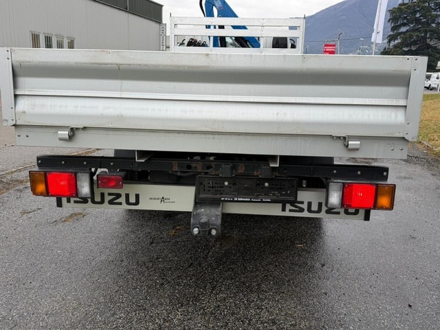 ISUZU NLR 87 M21 con GRU DN-LEVAT 3.0 S3 - Ponte Fisso in Alluminio + Gancio Traino KG. 3500-image-9