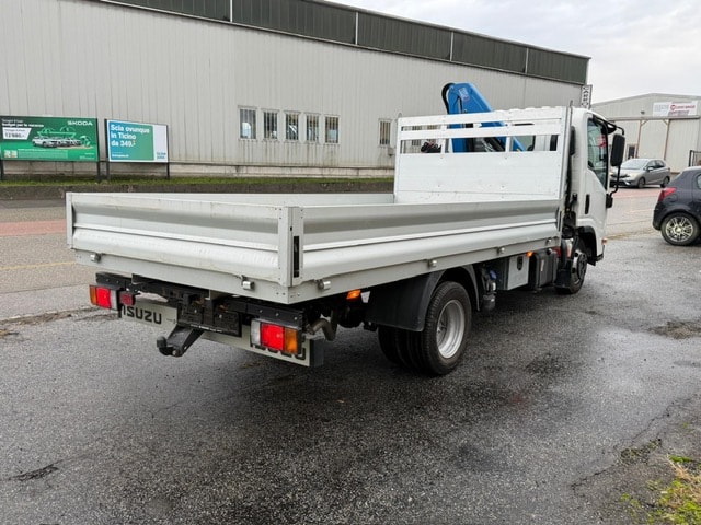 ISUZU NLR 87 M21 con GRU DN-LEVAT 3.0 S3 - Ponte Fisso in Alluminio + Gancio Traino KG. 3500-image-8