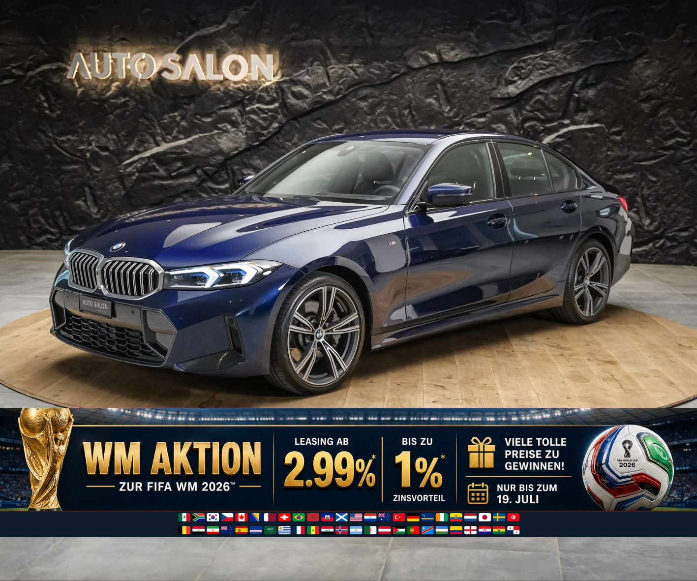 BMW 330i xDrive Steptronic M Sport *Leder*El. Sitze*Head-Up*360° Kamera*-image-0