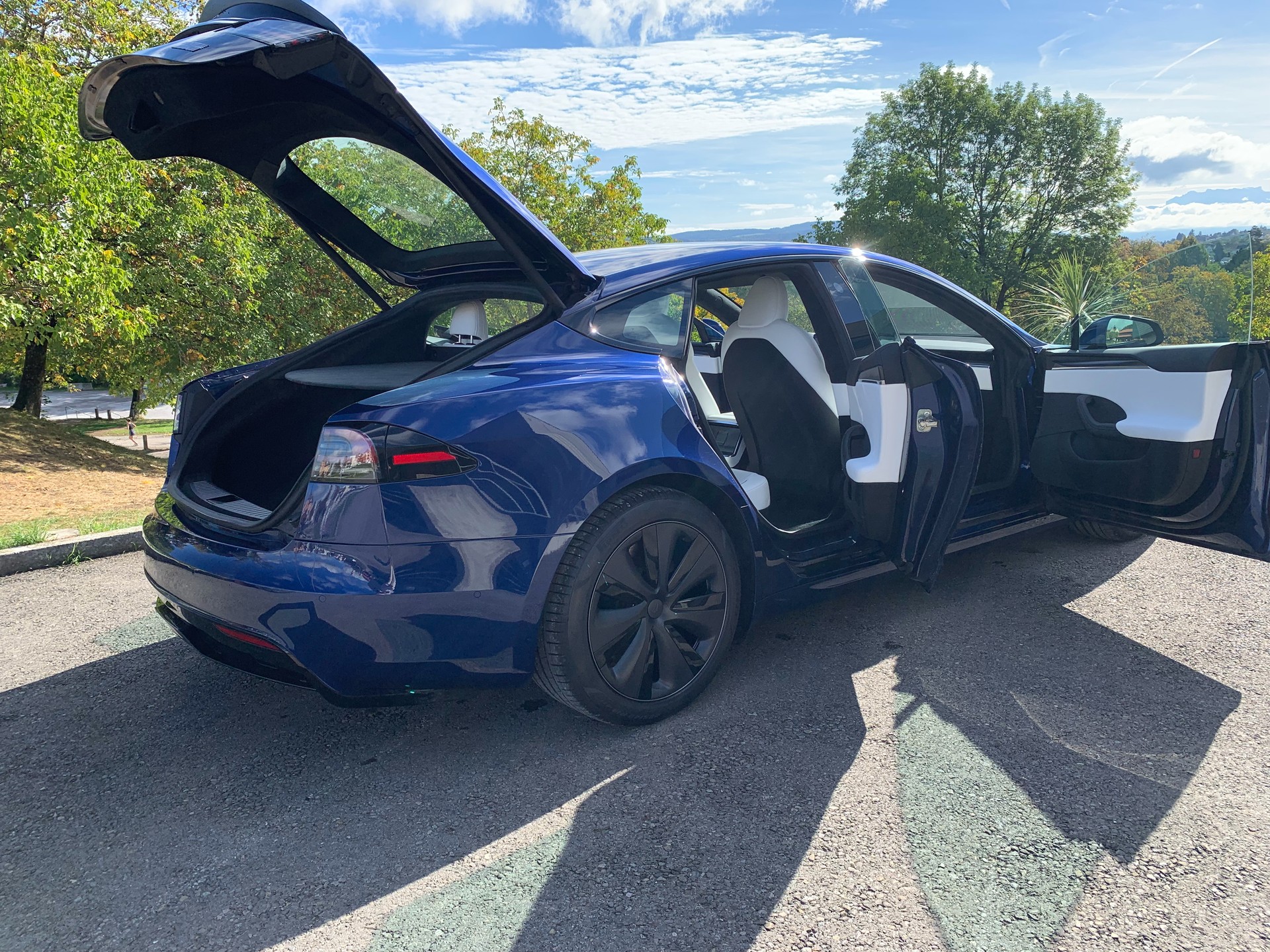 TESLA 100kWh Plaid 1266 PS, aus 1. Hand, inkl. FSD, 8-fach bereift, top gepflegt, frisch ab Service und MFK-image-3