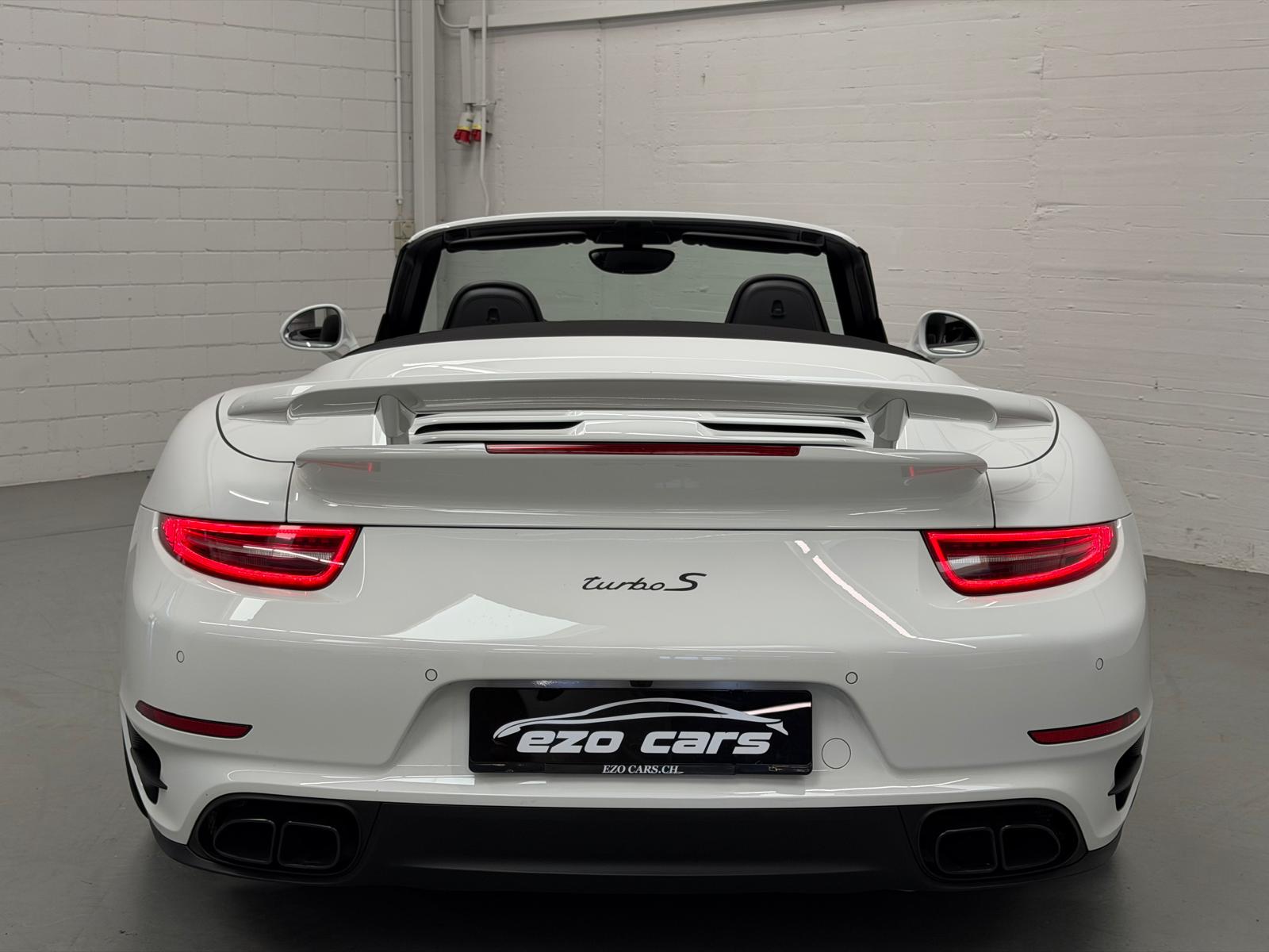 PORSCHE 911 Turbo S Limited White&Bronze TechArt 620PS Performance Cabrio PDK (2Jahre Garantie/Frisch ab Service)-image-11
