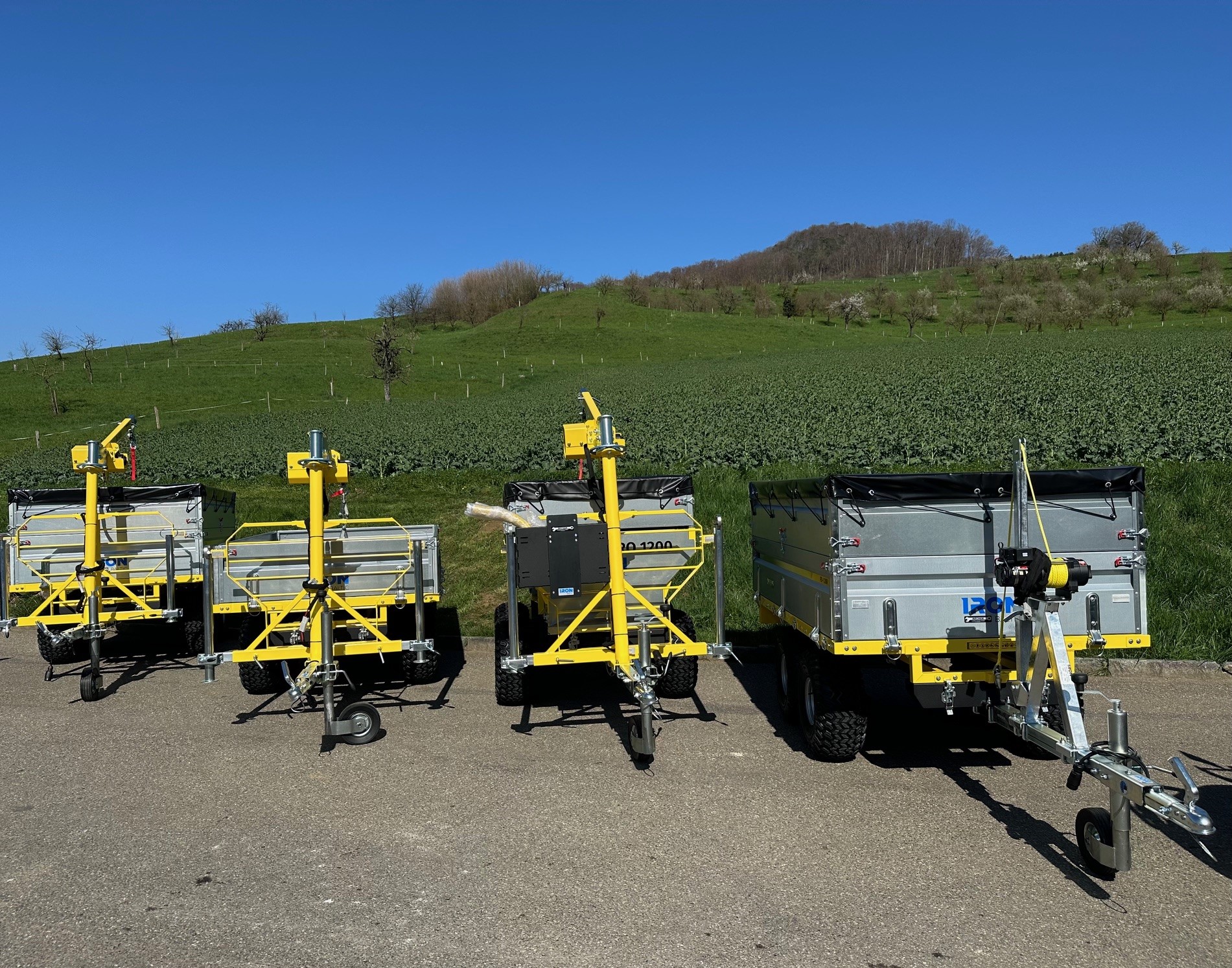 IRON BALTIC Flatbed Dump Trailer Iron Baltic FD1200 R1A-image-3