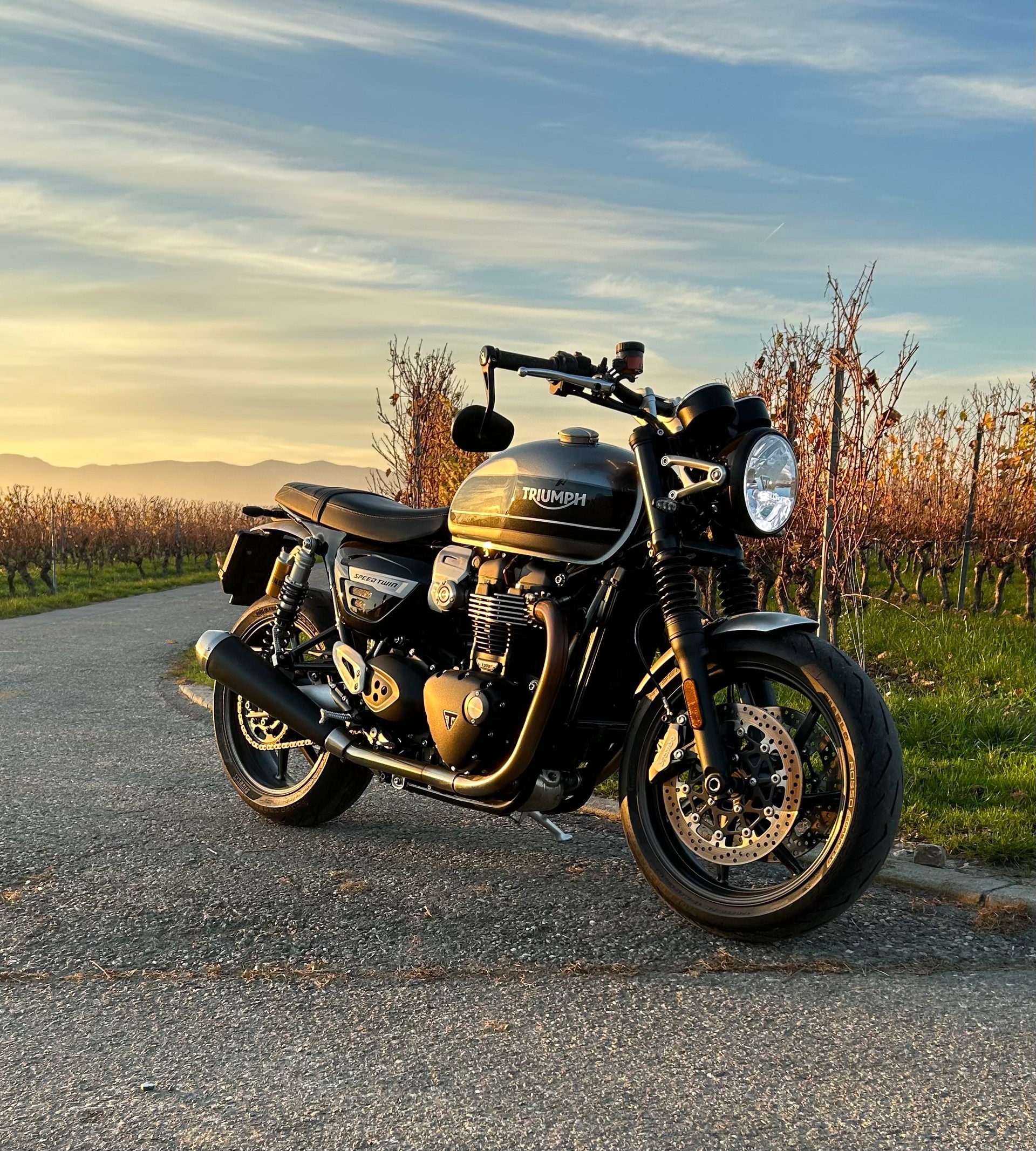 TRIUMPH Speed Twin 1200 with Ohlins suspension-image-0