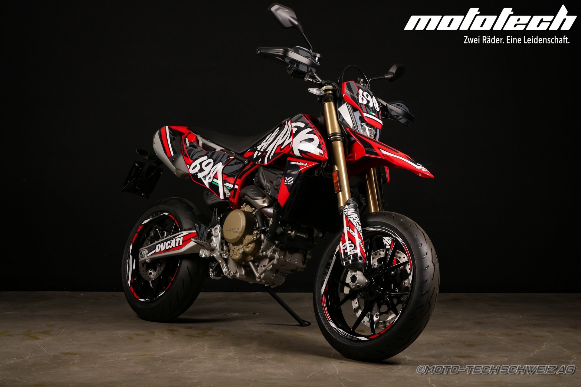 DUCATI Hypermotard 698 Mono (35kW) SPEZIALDEKOR / 4 JAHRE GARANTIE