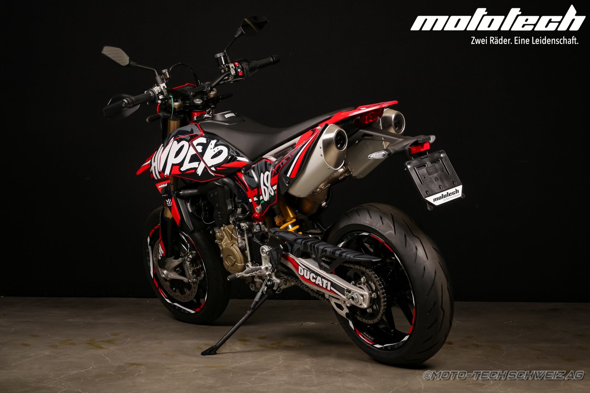 DUCATI Hypermotard 698 Mono (35kW) SPEZIALDEKOR / 4 JAHRE GARANTIE-showroom-element-3