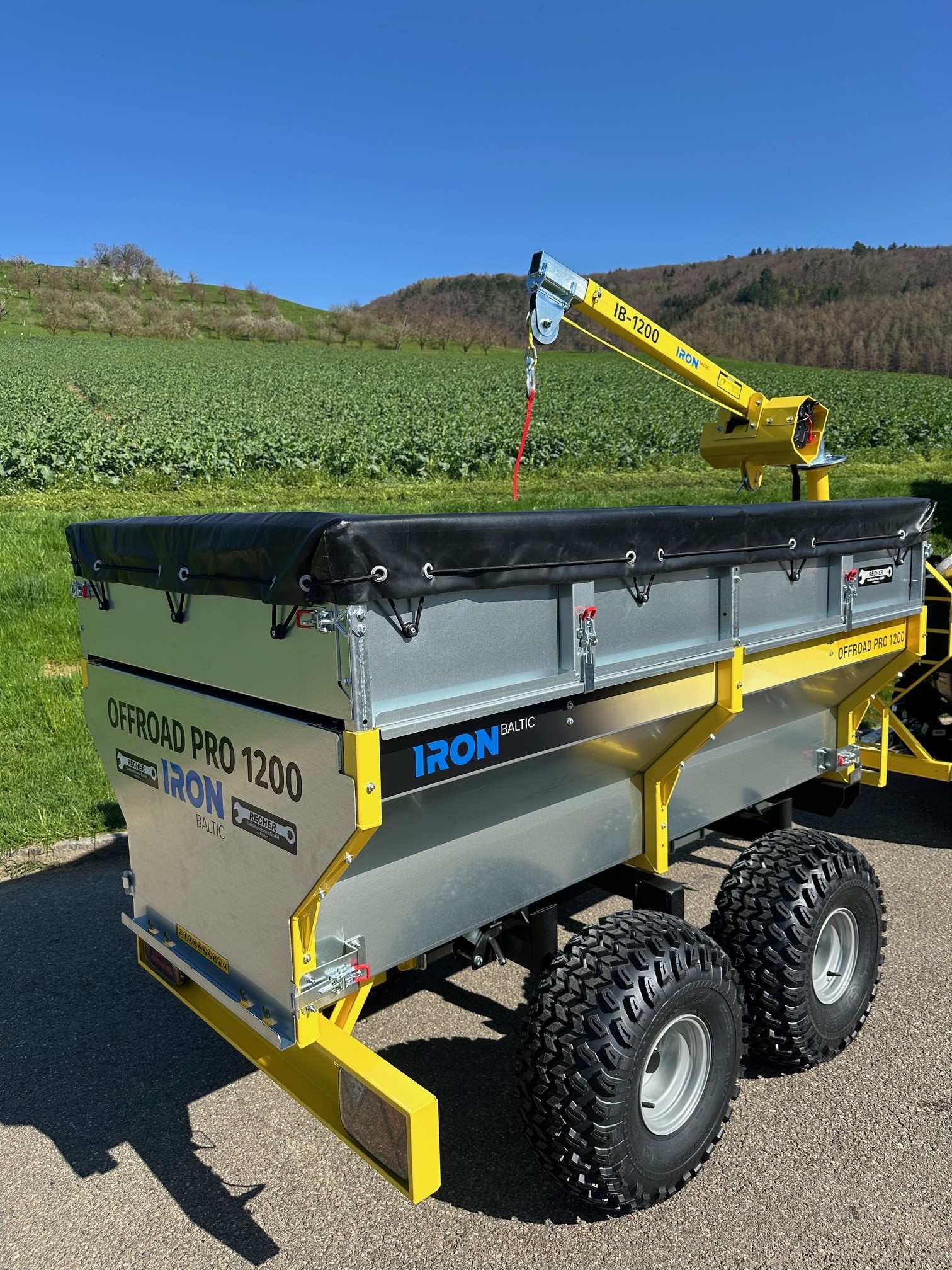 IRON BALTIC Timber Trailer Iron Baltic IB 1200 Cargobox R1A-image-1
