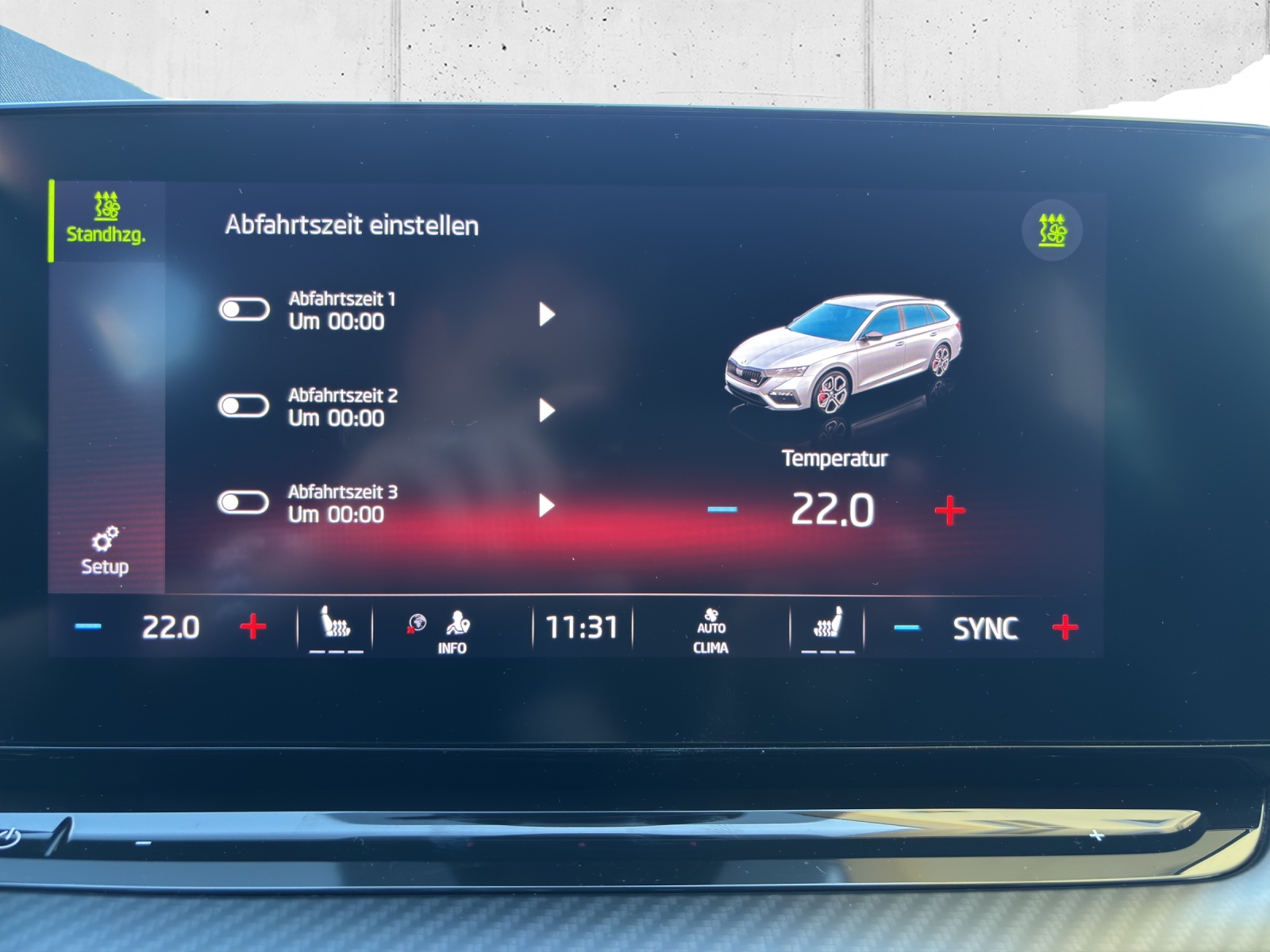 SKODA Octavia Combi 2.0 TSI DSG RS mit AHK, Standheizung & elektr. einstellbarer Fahrer- und Beifahrersitz-image-20