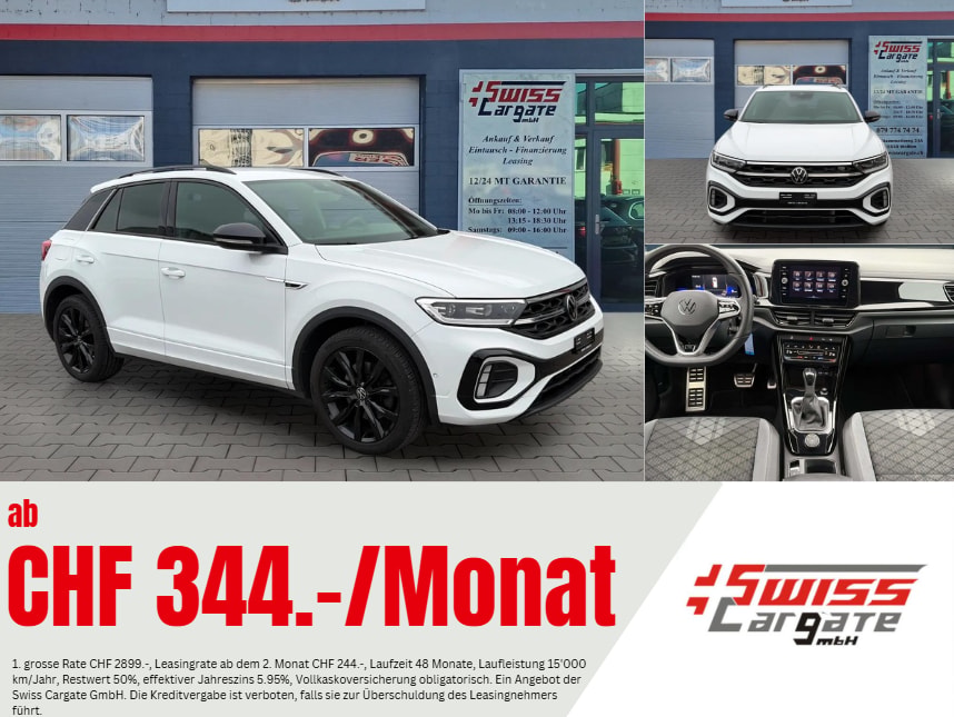 VW T-Roc 2.0 TSI R-Line DSG 4Motion Black Style mit AHK & Rückfahrkamera