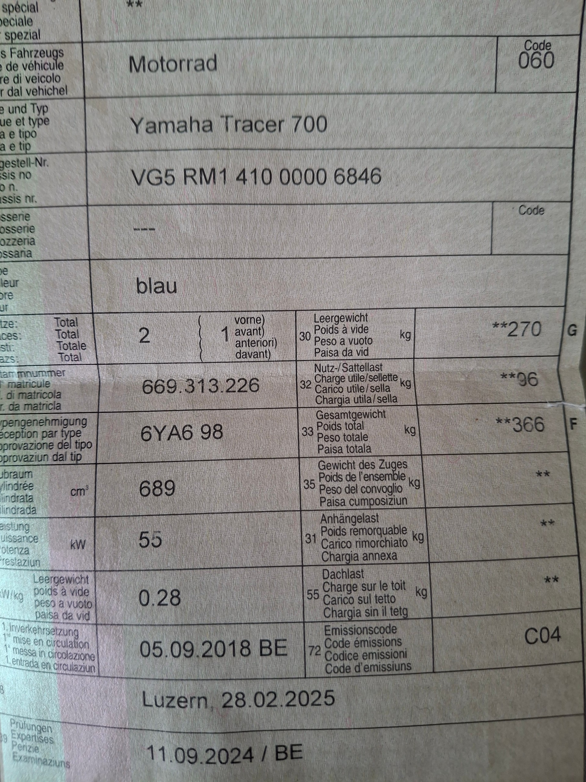 YAMAHA Tracer 700 ABS-image-3
