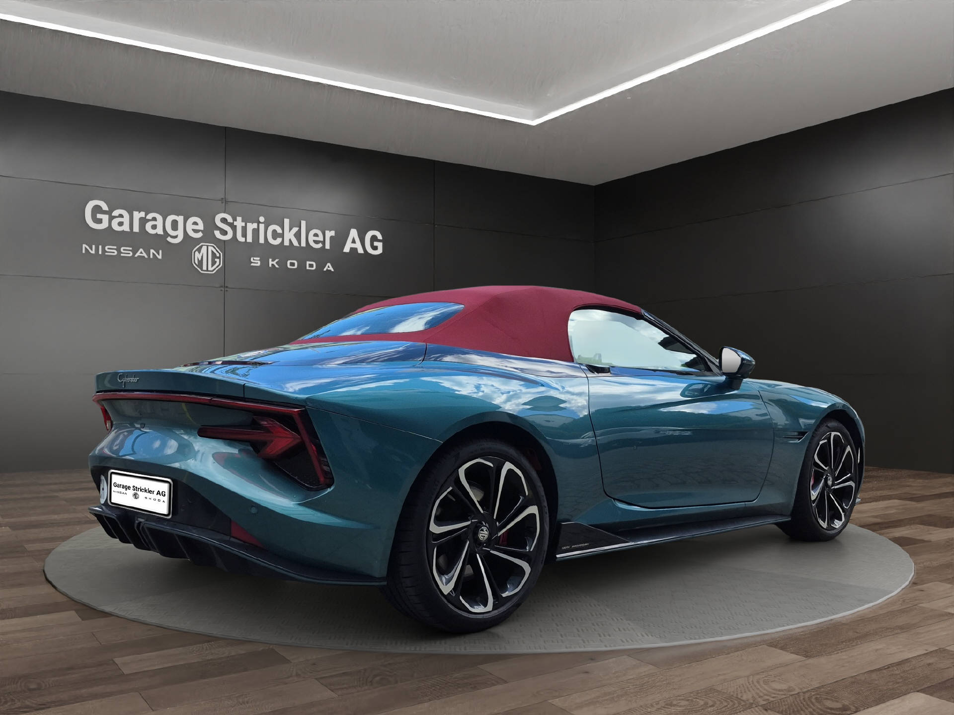 MG Cyberster 77kWh Stoffdach Rot 4WD-image-4