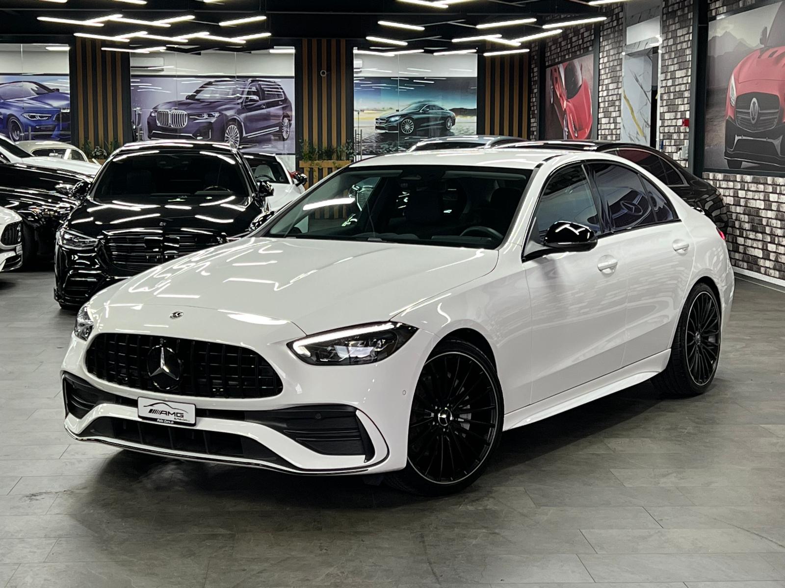 MERCEDES-BENZ C 180 AMG (C63s AMG Bodykit) Limited White&Black Performance 5 Jahre Werksgarantie & Gratisservice