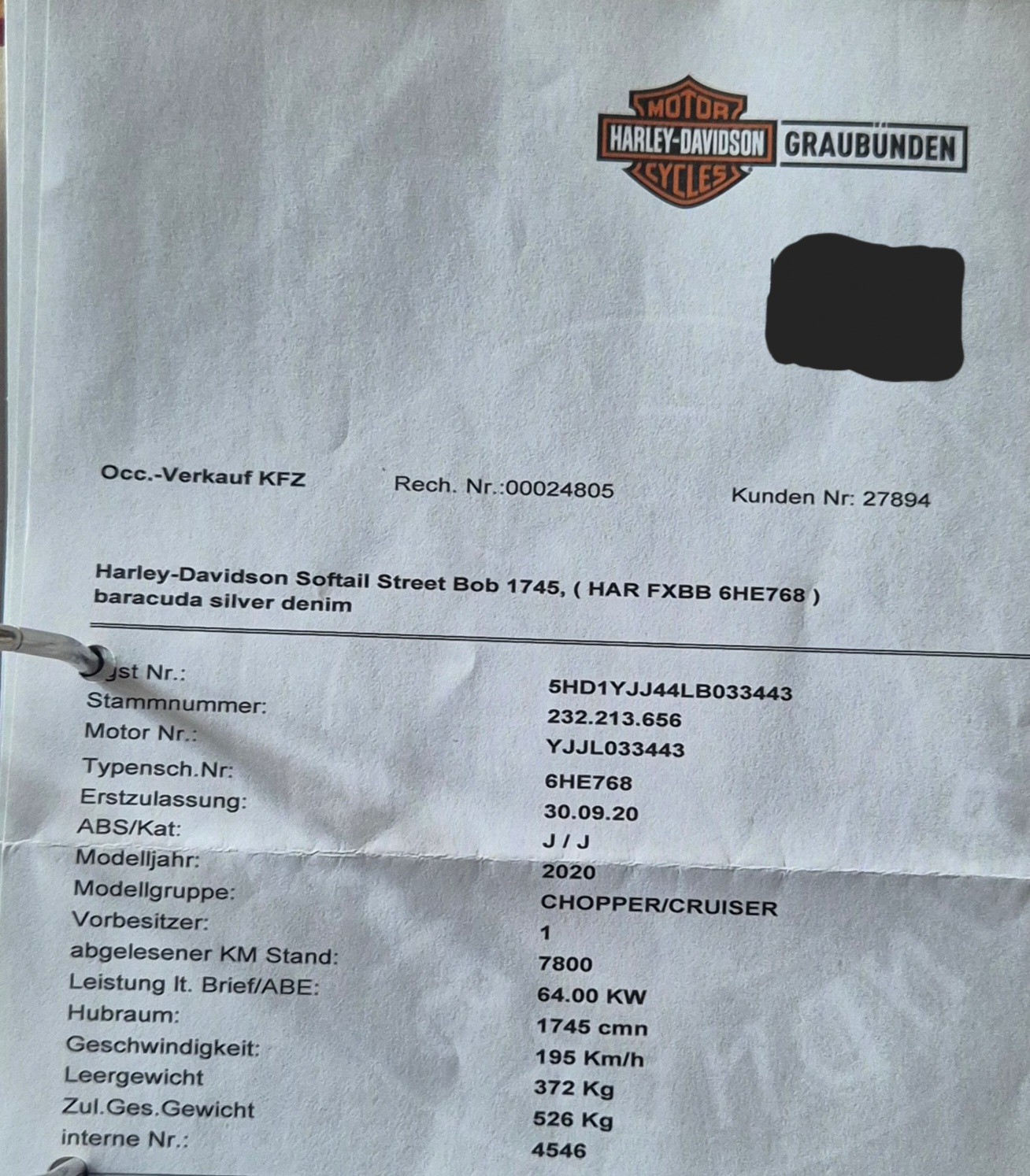 HARLEY-DAVIDSON FXBB Street Bob 107 ABS-image-7