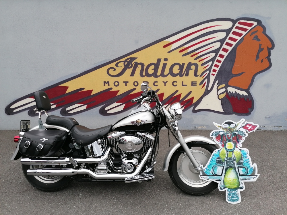 HARLEY-DAVIDSON FLSTF Softail Fat Boy 1450 Anniversary 100 th-image-3