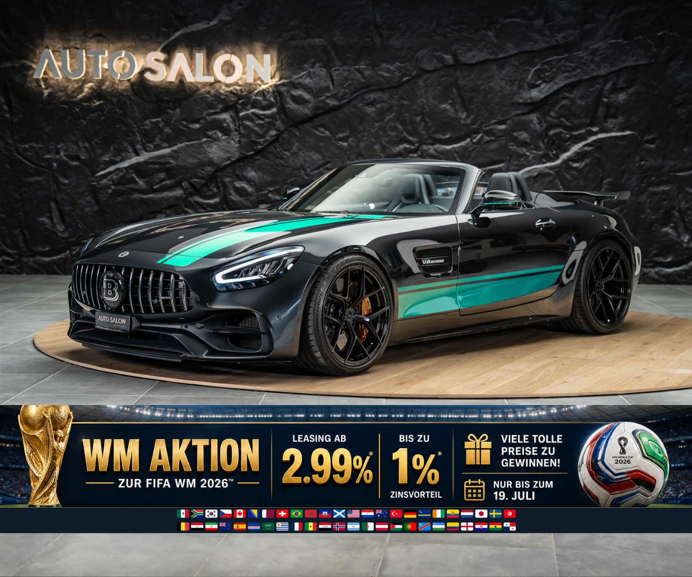 MERCEDES-BENZ AMG GT C Roadster Speedshift DCT *CH-Auto*Keramik*Burmester*Sitzlüftung*MSI+*