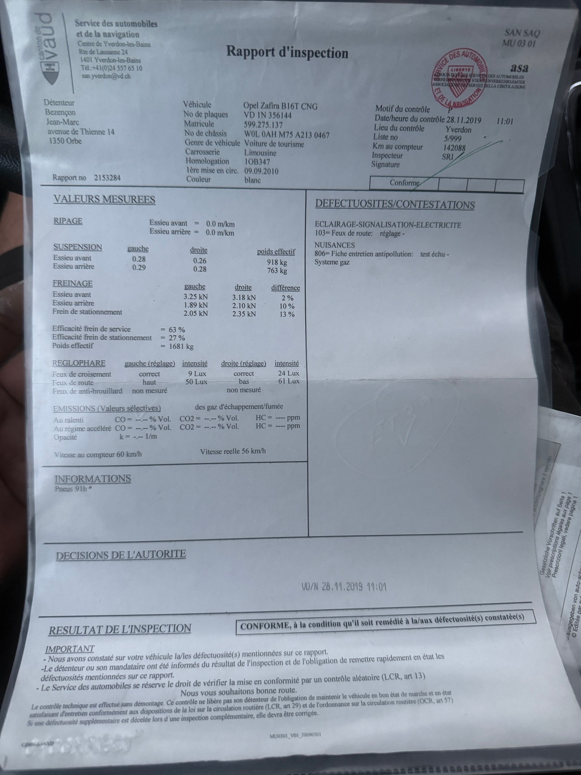 OPEL Zafira 1.6i 16V Turbo CNG Edition-image-14